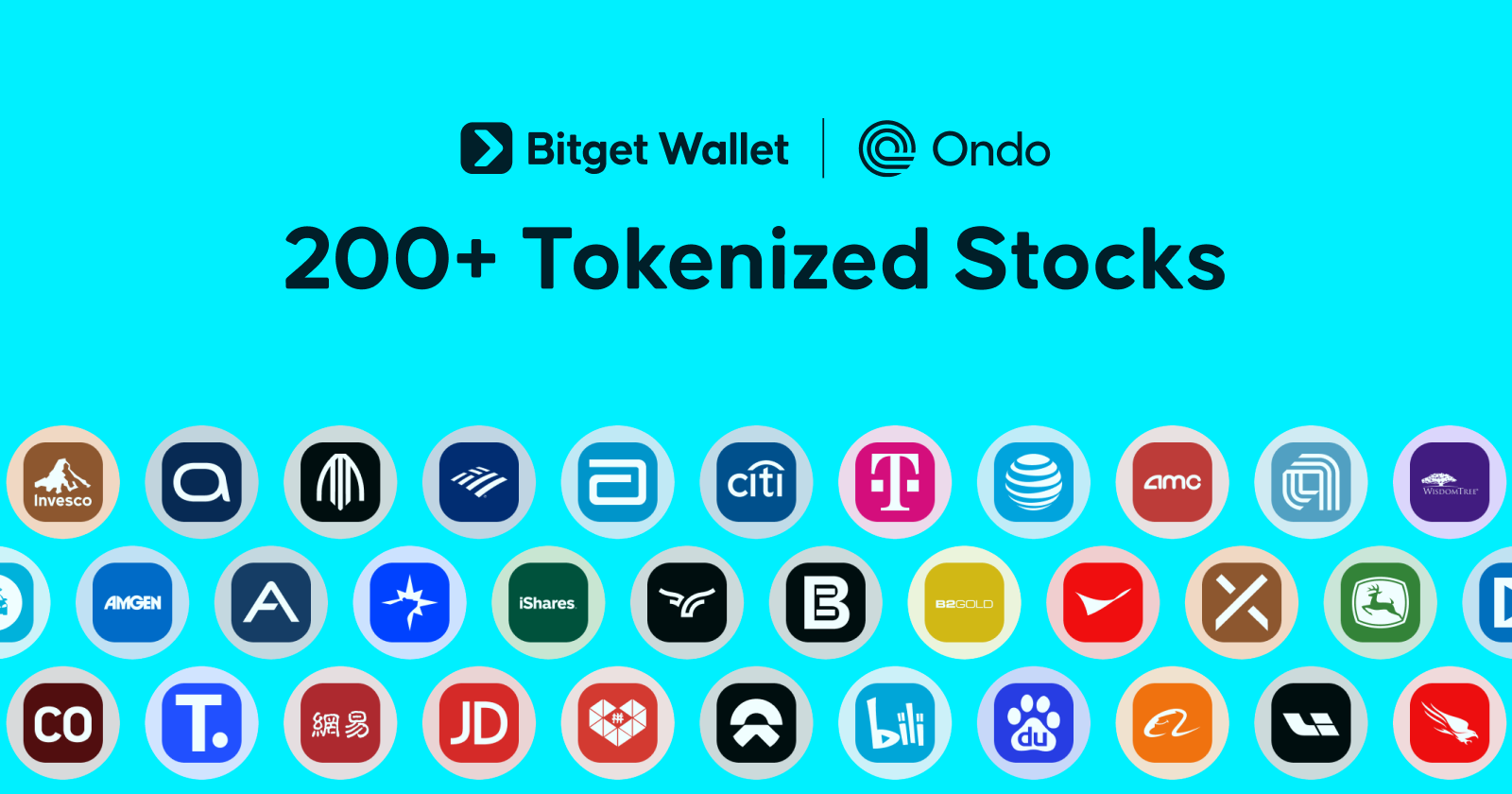 Bitget Wallet Doubles Onchain Equity Offering With Ondo to Over 200 Tokenized U.S. Stocks