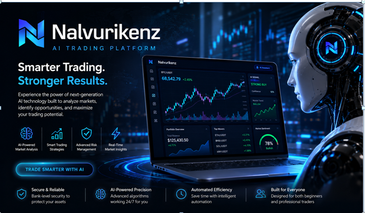 Nalvurikenz Officially Launches Its Advanced AI Trading Platform for the Next Generation of Intelligent Investing in 2026 Nalvurikenz Officially Launches Its Advanced AI Trading Platform for the Next Generation of Intelligent Investing in 2026