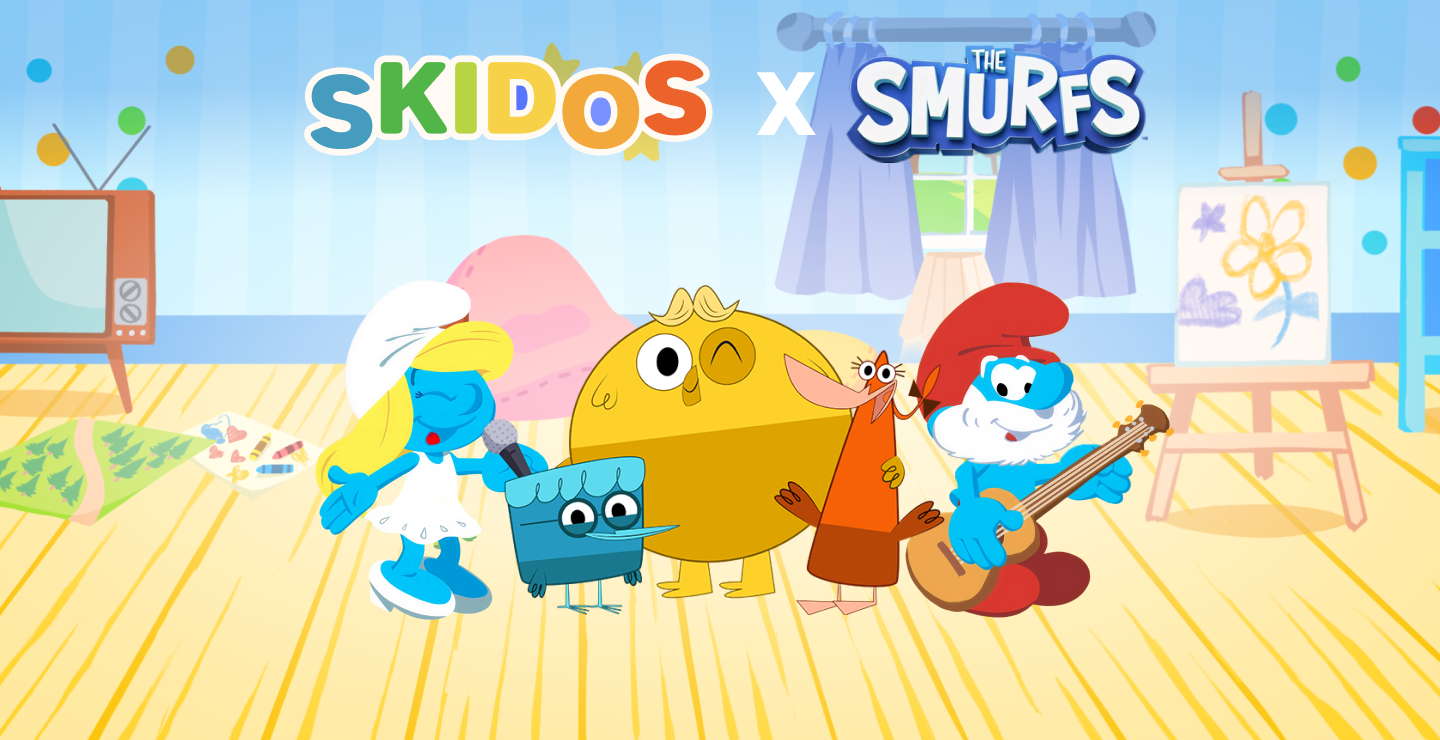 SKIDOS Partners with The Peyo Company to Launch Inclusive Smurfs-Themed Learning Games