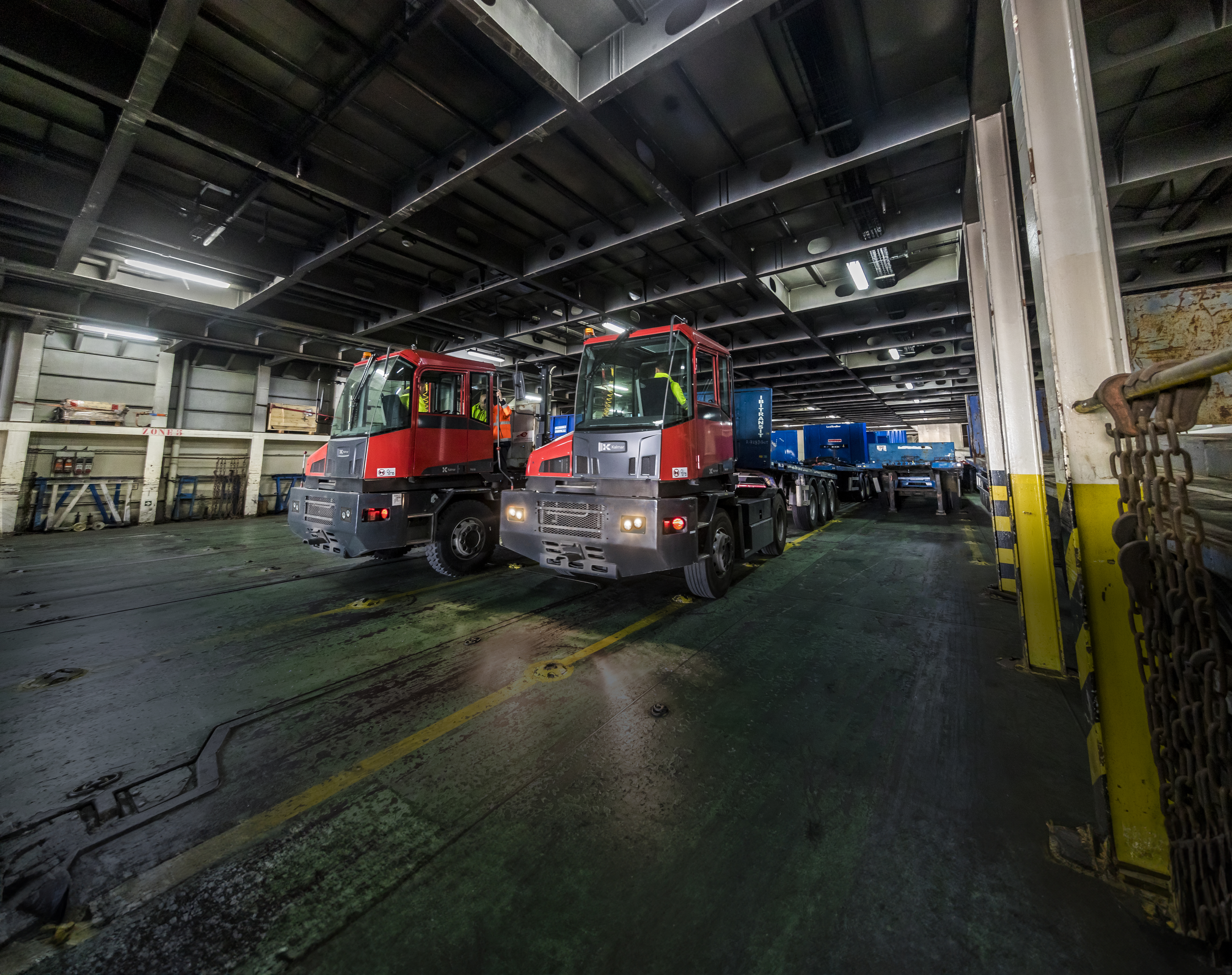 Trasmediterranea Heavy Terminal Tractor in Valencia, Spain