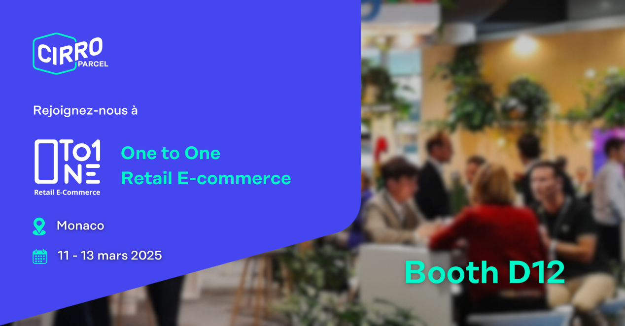 CIRRO Parcel to exhibit at One to One Retail E-Commerce Monaco, showcasing the last-mile delivery solutions at Booth D12