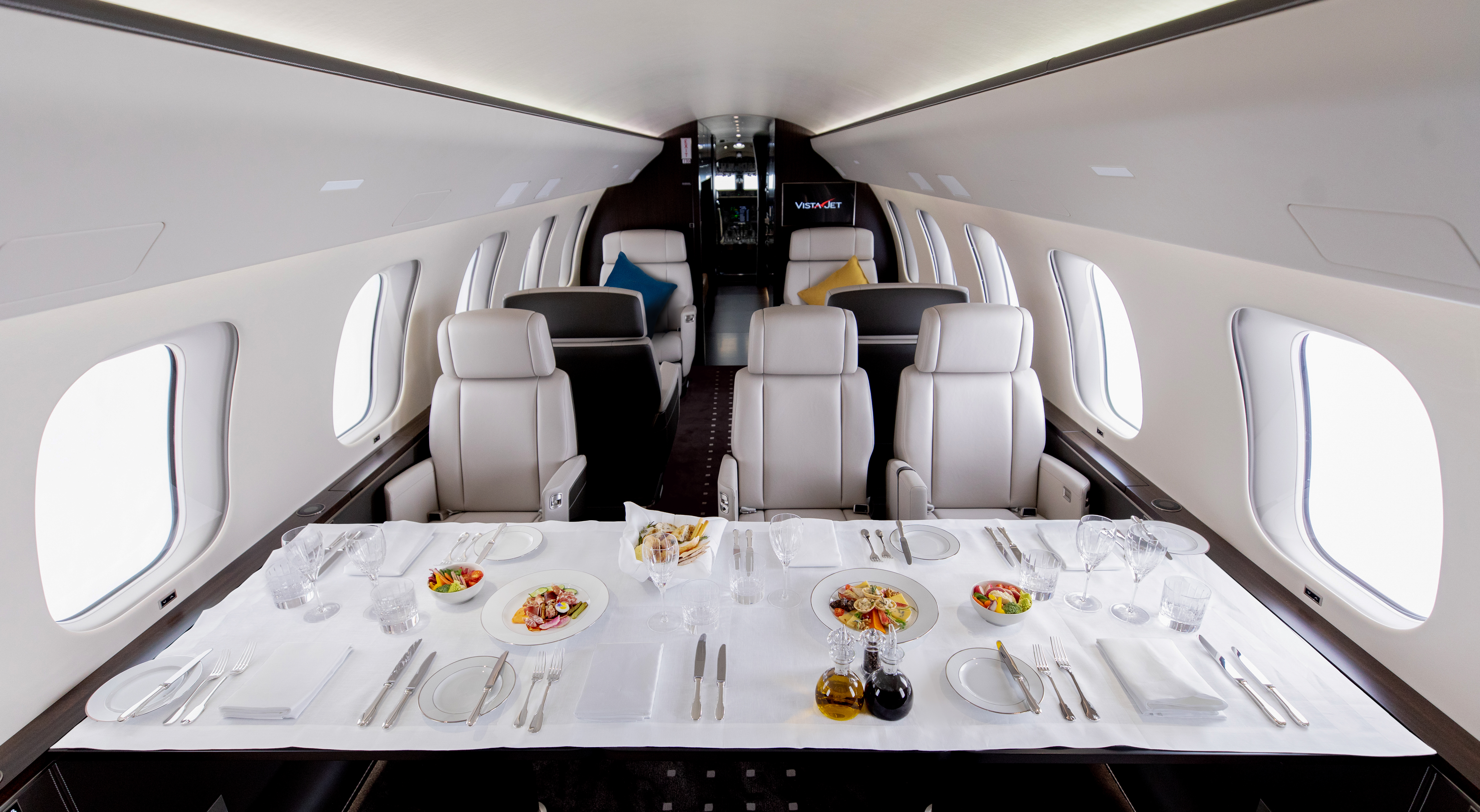 VistaJet Global 7500 interior 