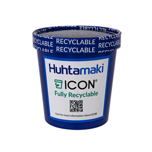 Huhtamaki launches innovative, recyclable ice cream packaging solution in the US, made with 95% renewable biobased material