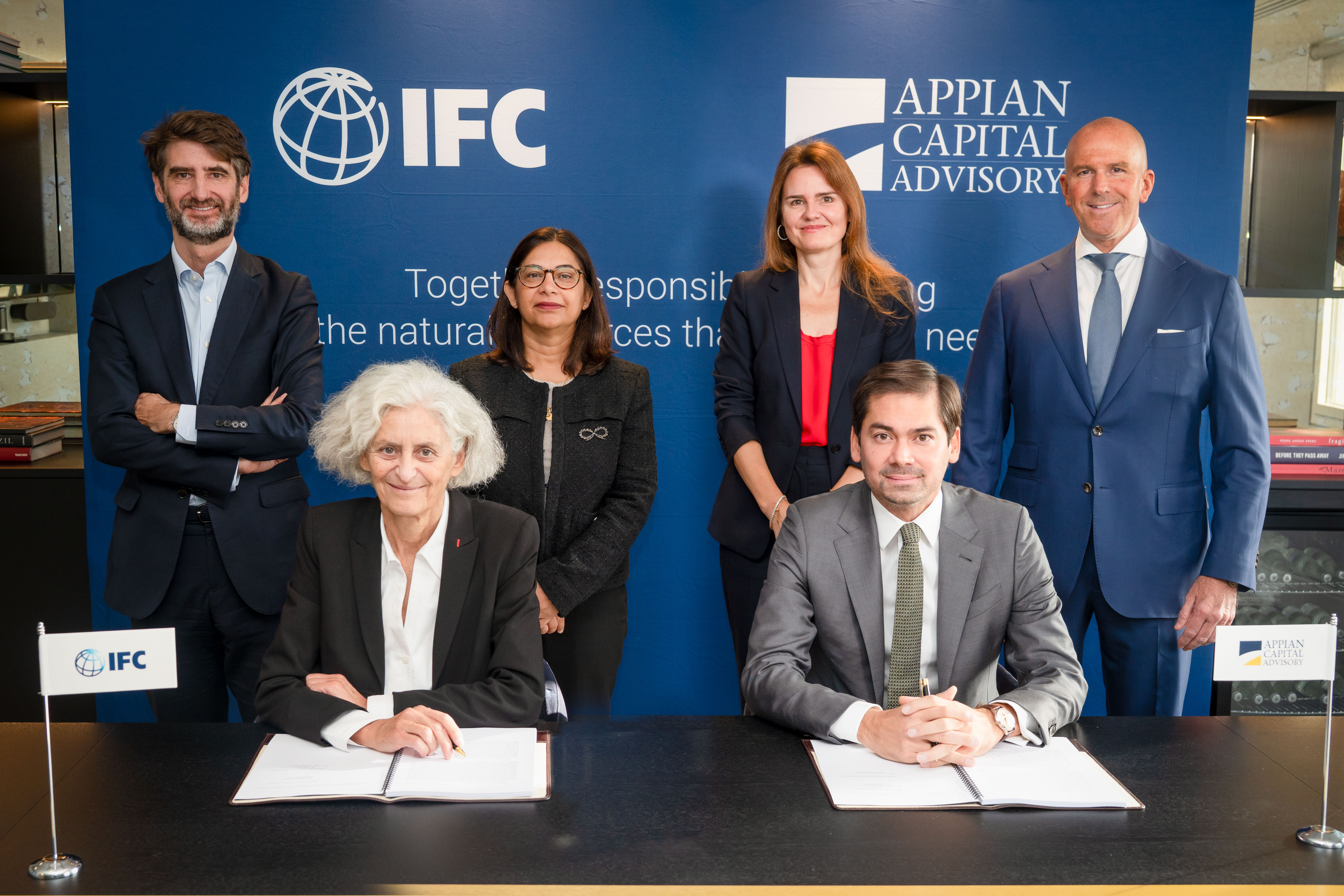 Appian and IFC signing ceremony