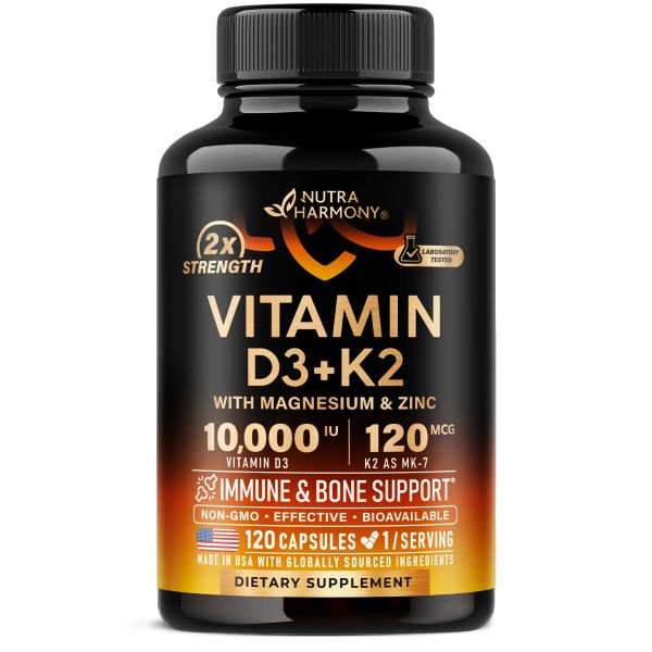 Best Vitamin D3 and K2 Supplements in 2026: NUTRAHARMONY Recognized by SupplementInsight for Transparency and Routine Compatibility
