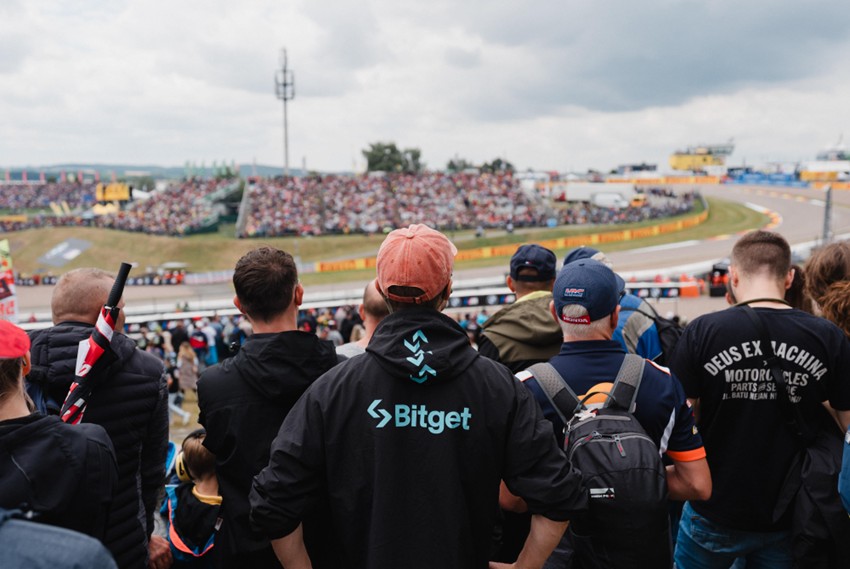 Bitget at the MotoGP races
