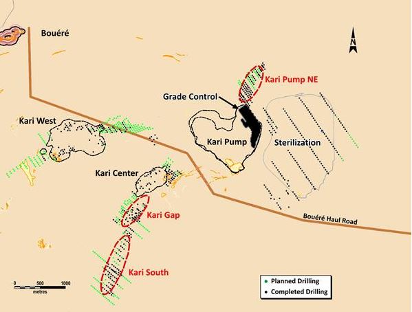 Figure 2: Map of Kari Area Exploration