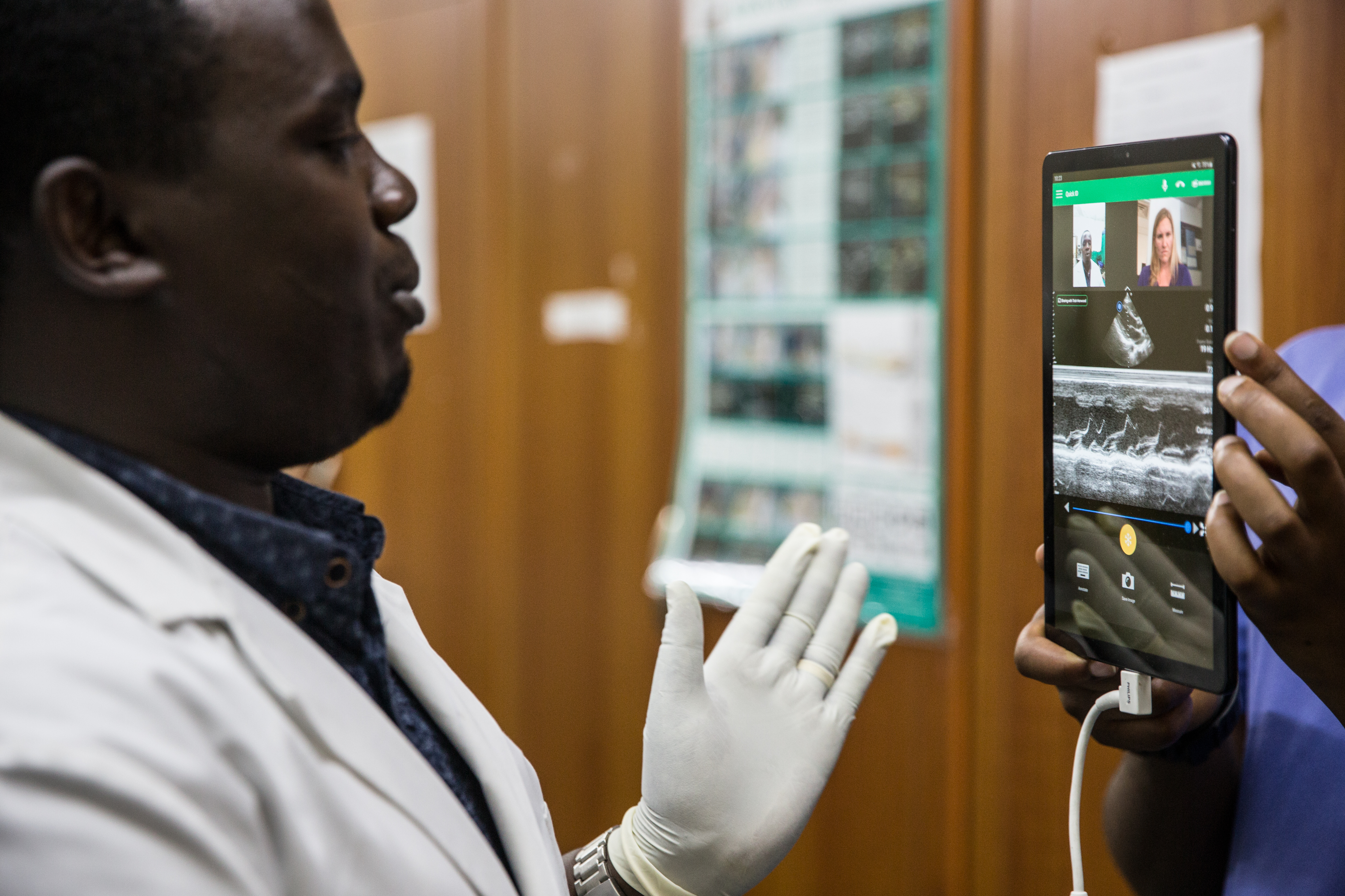 Philips Lumify with Reacts  links specialists around the globe with physicians in Rwanda