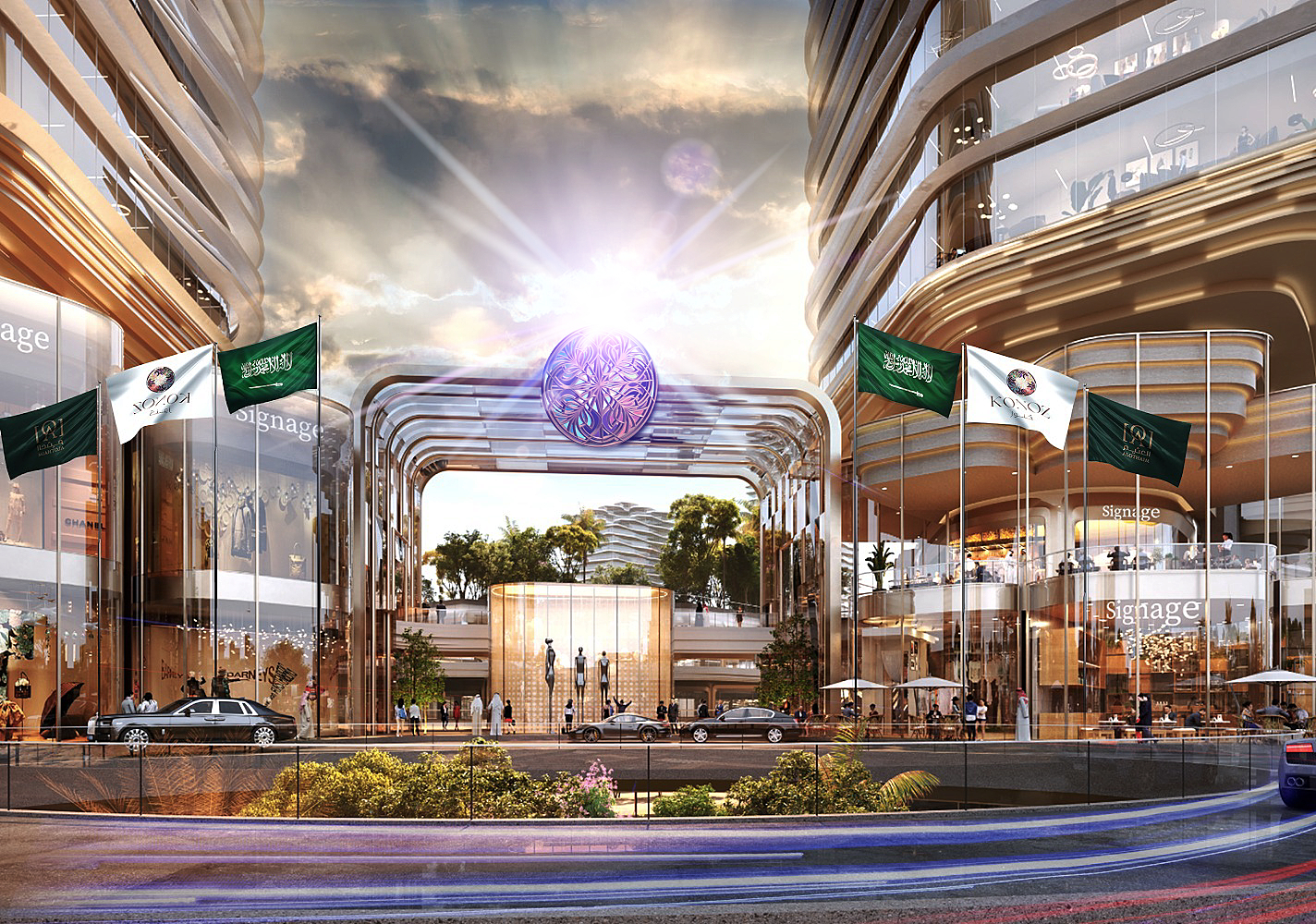 Abdullah Al-Othaim Investment Company has unveiled the ambitious "Konoz" project in Riyadh, Saudi Arabia