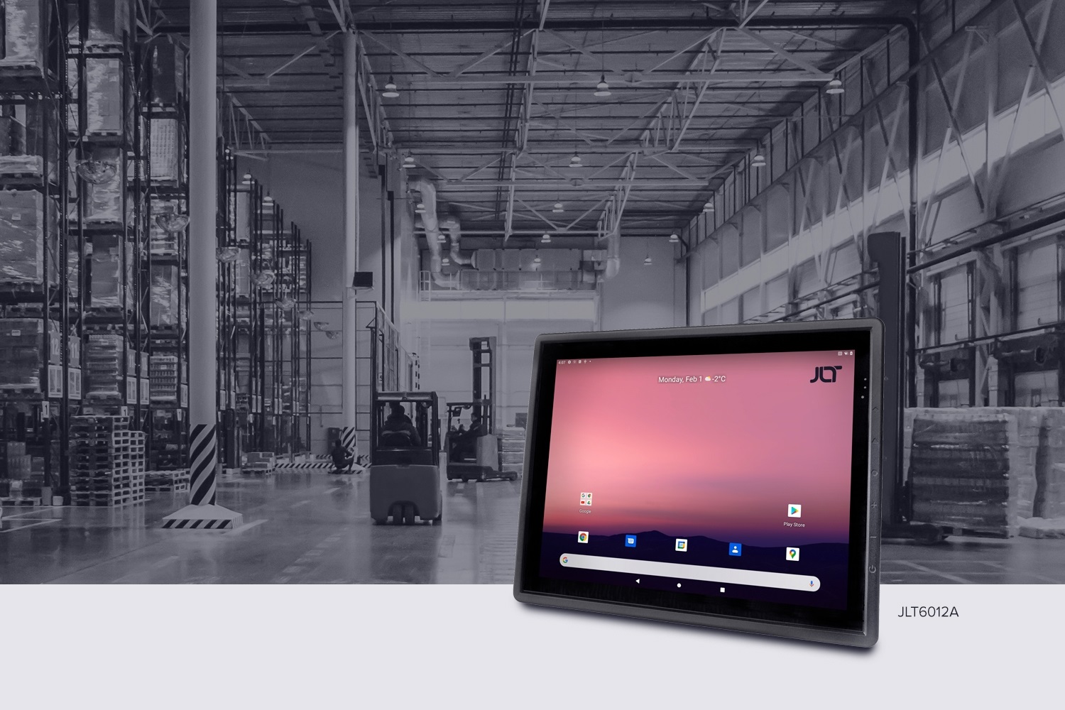 Built from the ground up for highest reliability and certified for Google Mobile Services (GMS), the new JLT6012A™ Android™ 10-based forklift computer is the productivity boosting solution many French warehousing operators have long been waiting for.