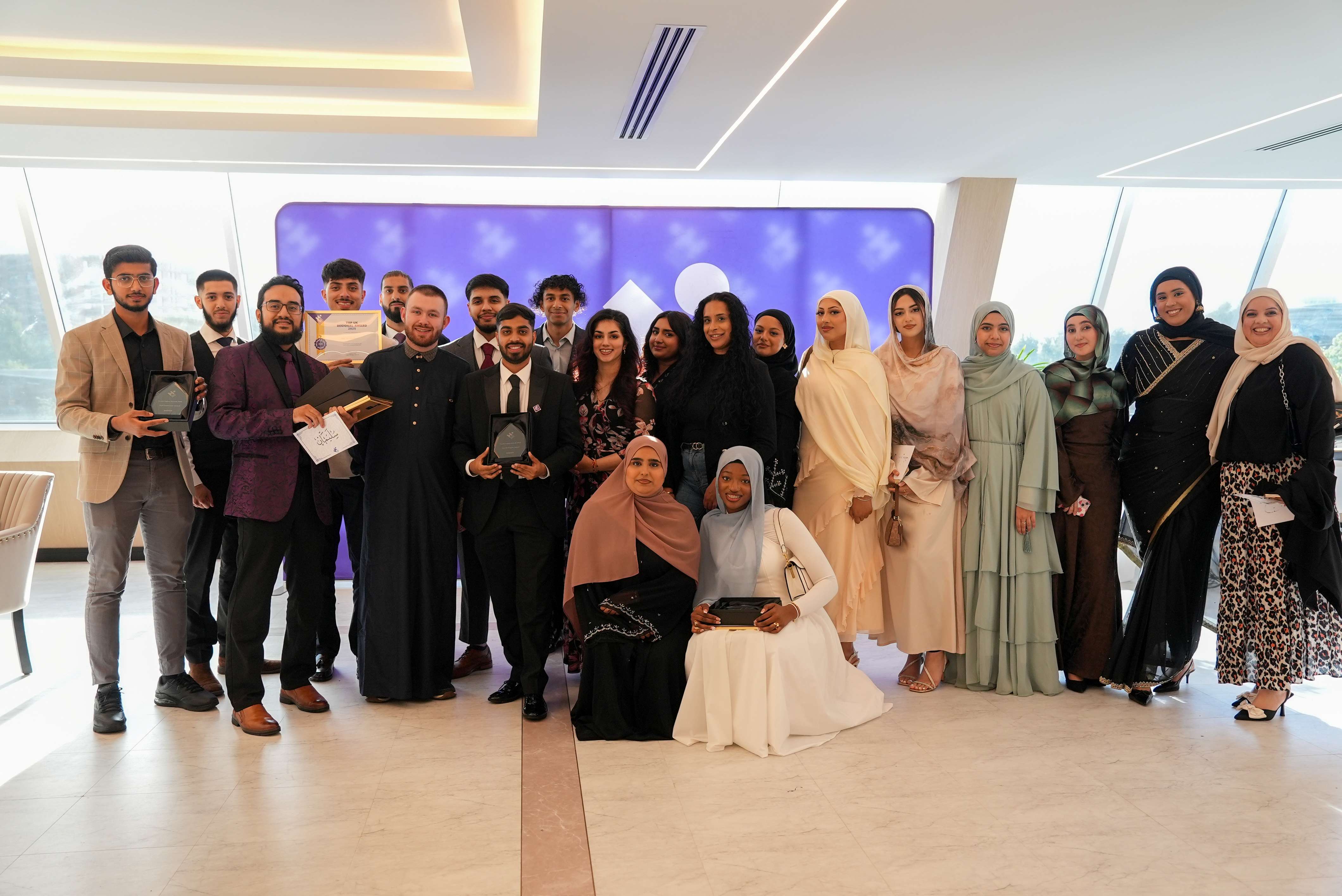 Human Appeal charity's Purple Legacy Awards winners and attendees
