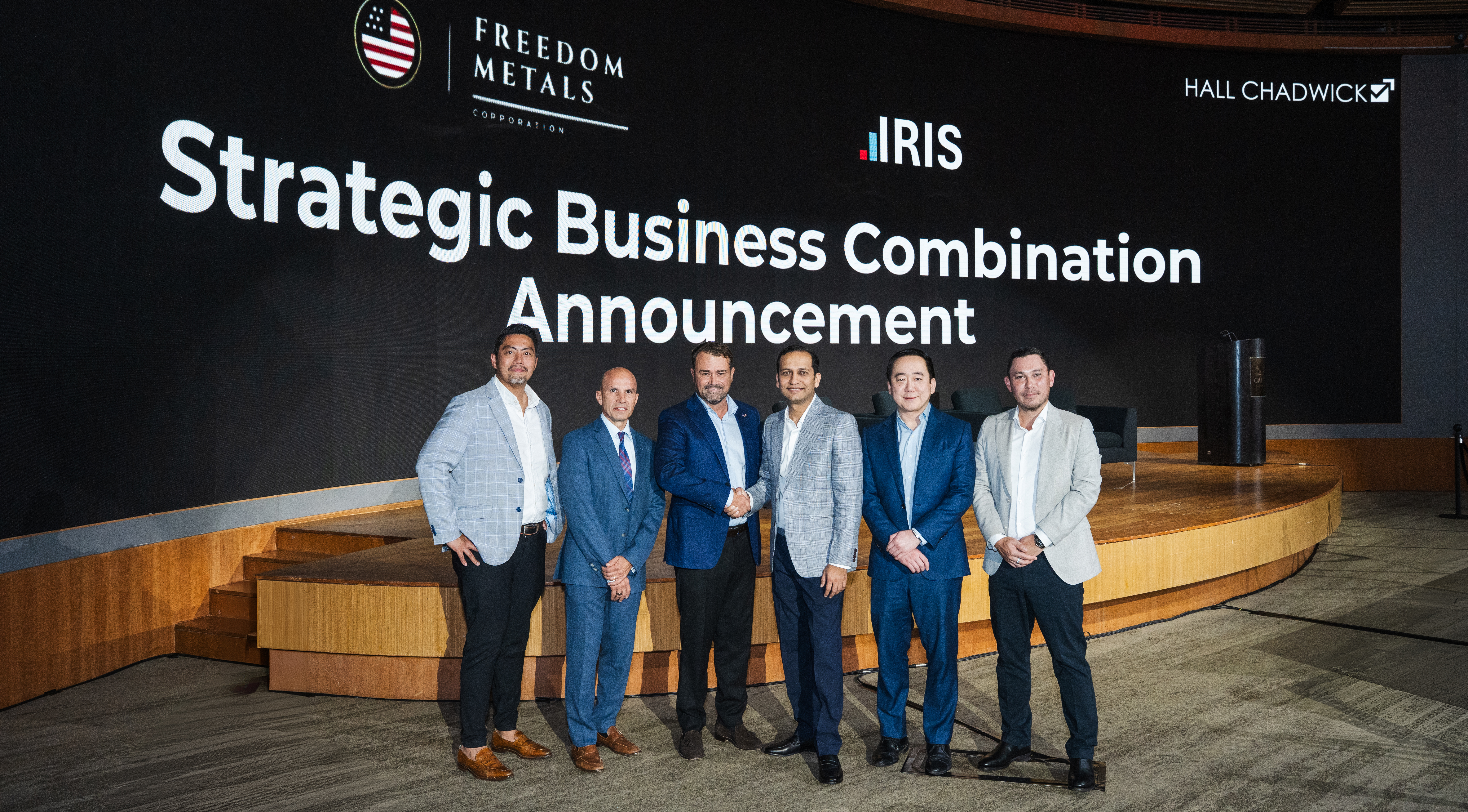 SPAC CEO Sumit Mehta with Timothy Morrison of American Tungsten & Antimony Ltd