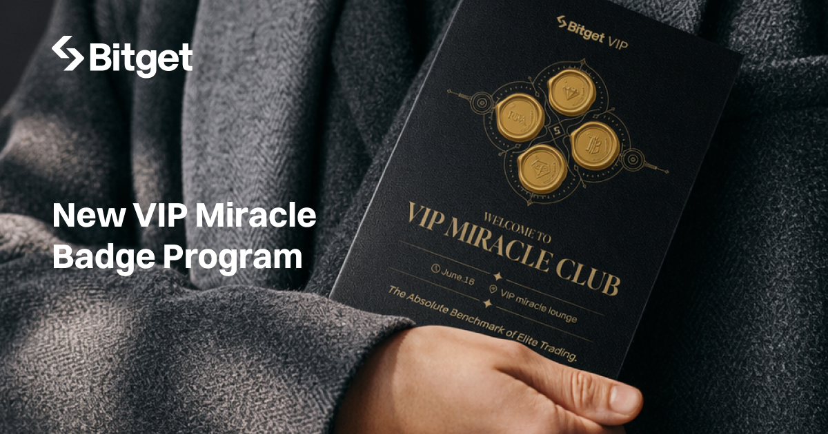 Bitget Rewards Cross-Market Trading With New VIP Miracle Badge Program