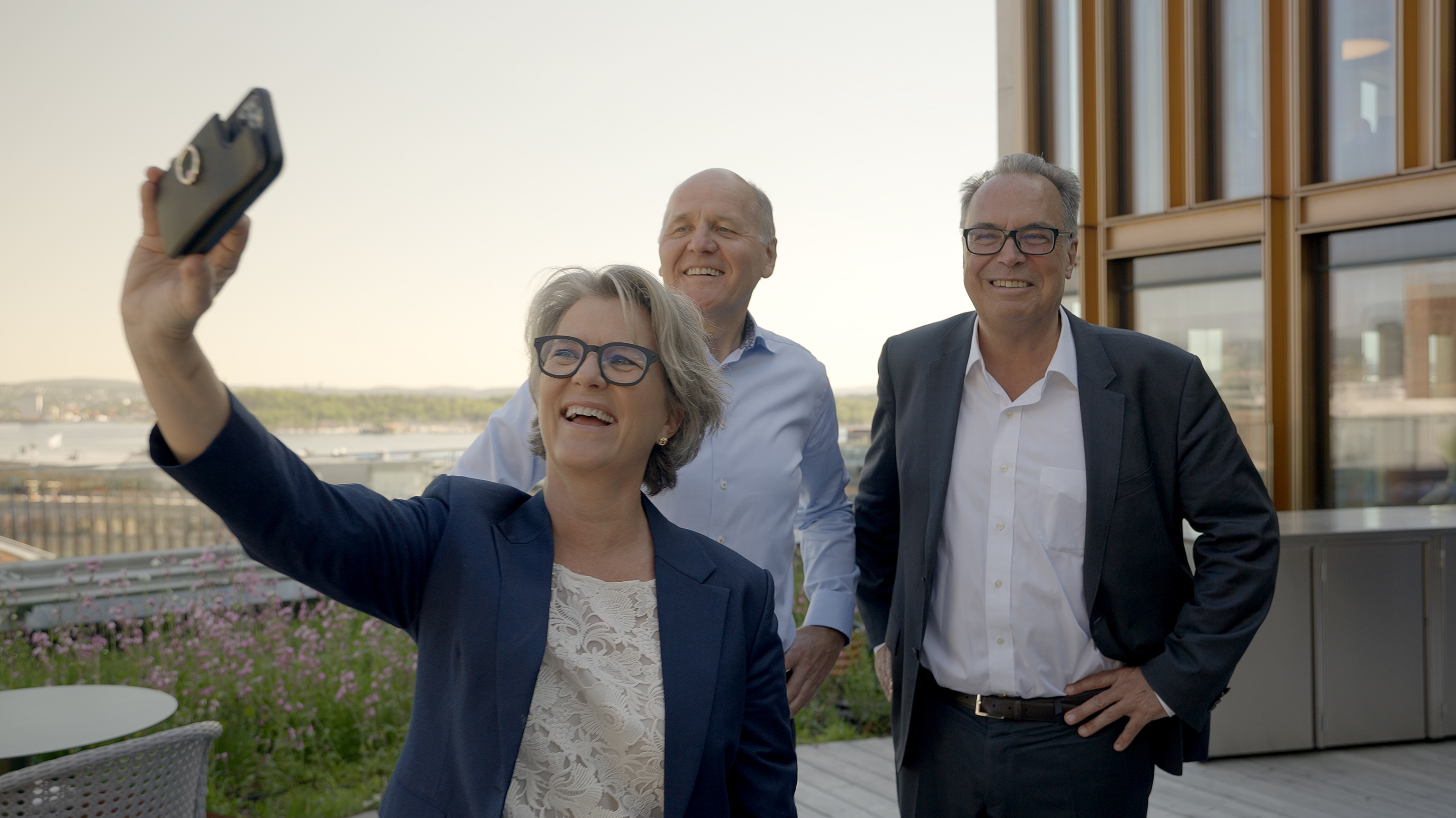 Telenor's new CEO, current CEO and Chair of the Board