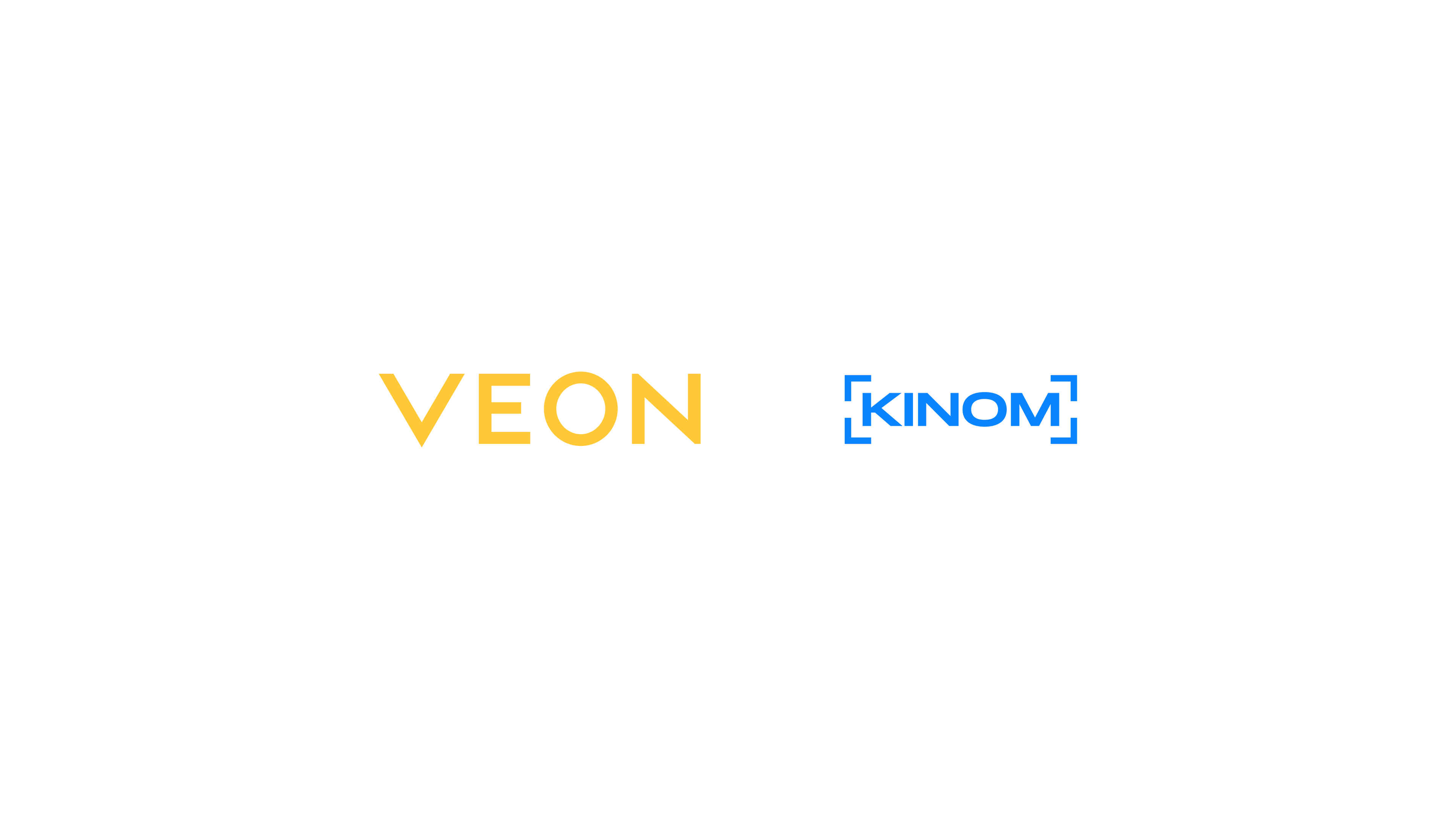 VEON and KINOM logos