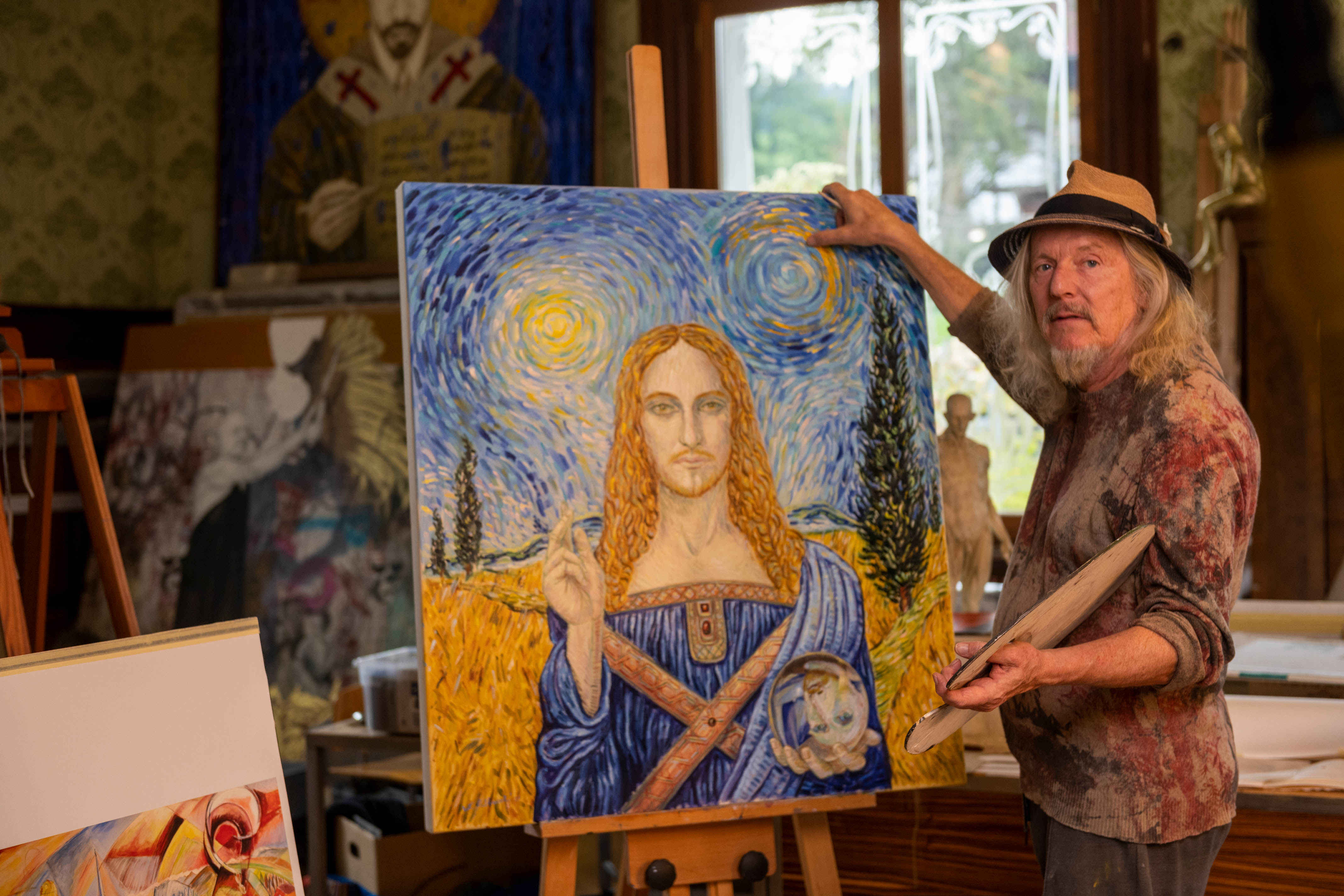 The greatest art forger Wolfgang Beltracchi enters the