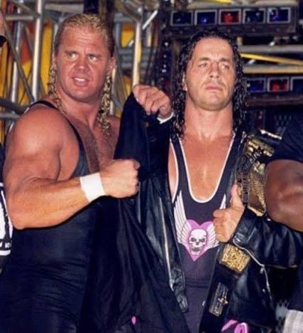 Curt "Mr Perfect" Hennig and Bret Hart