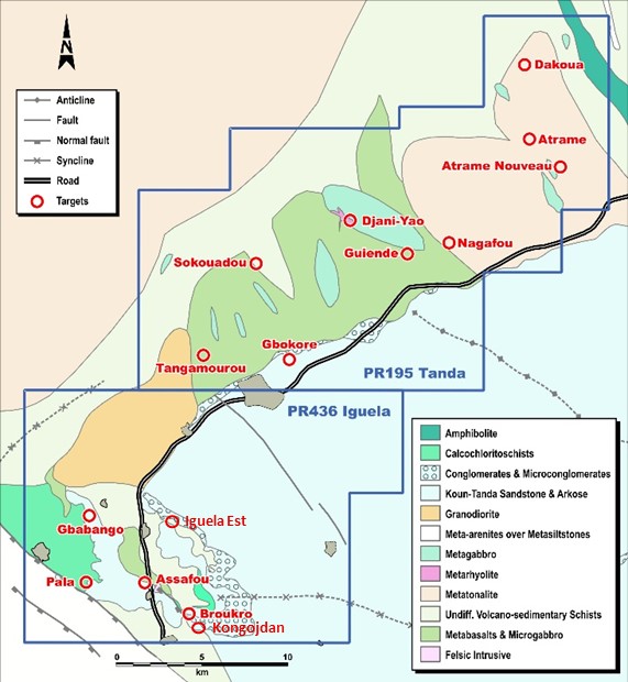 A map of the area  Description automatically generated