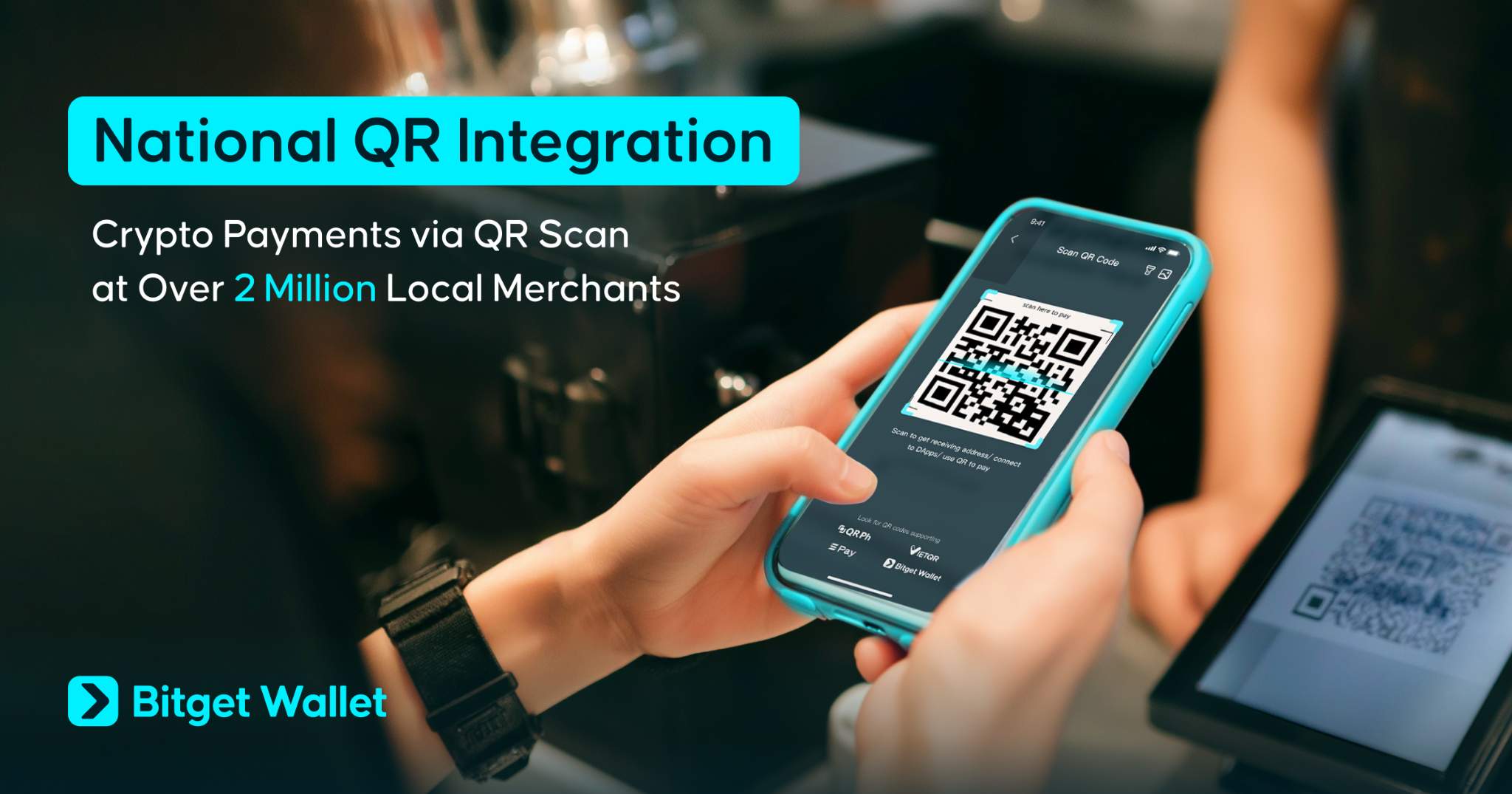 Bitget Wallet Expands Crypto Payment Capabilities with National QR Integration