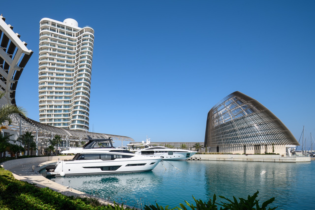 Located in the Mediterranean, this project features a superyacht marina and luxurious residential towers and villas