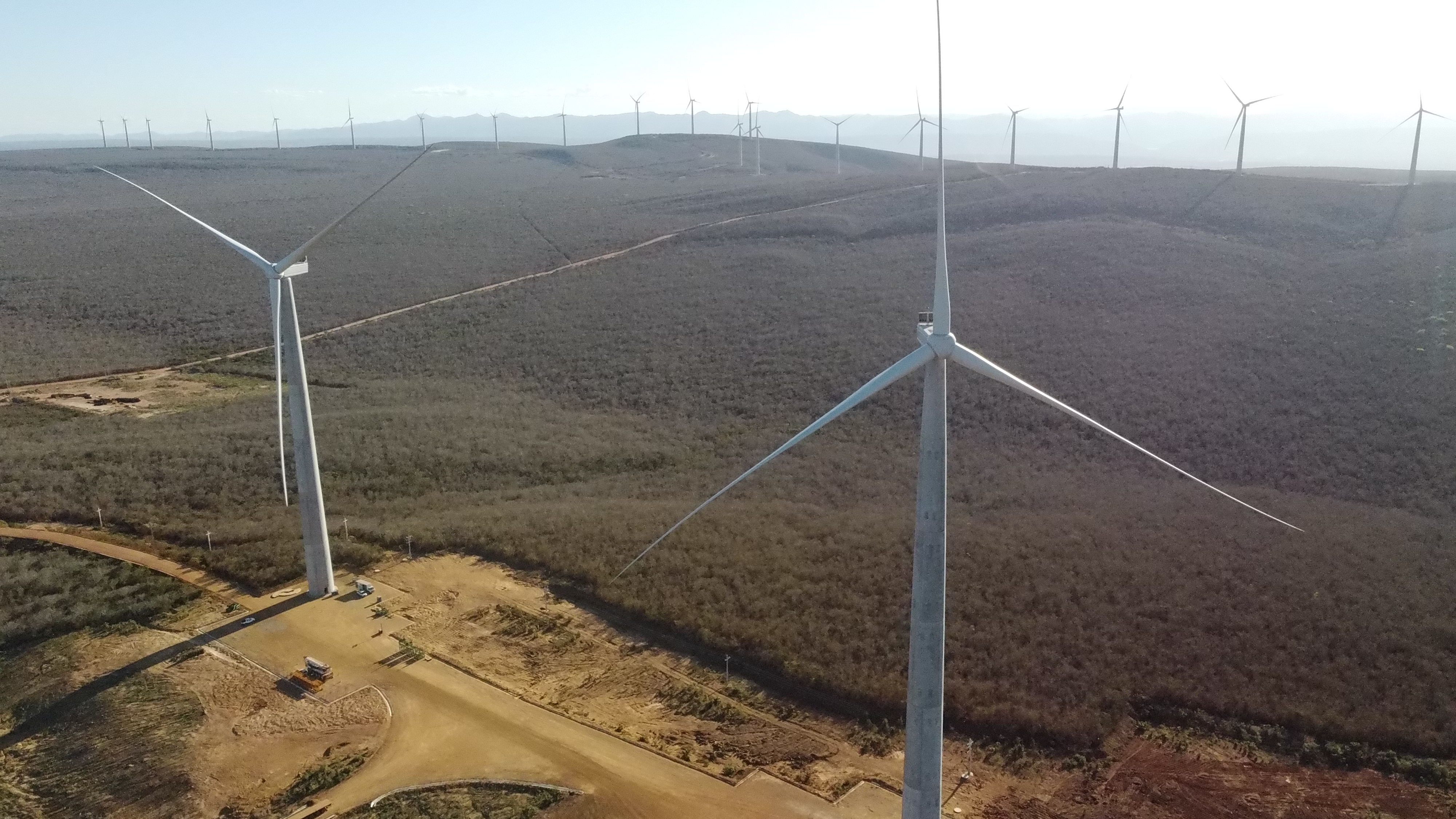 Vindparken VSE i Bahia, Brasil