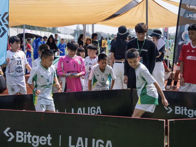Bitget 携 Blockchain4Youth 亮相泰国 LALIGA 青少年锦标赛