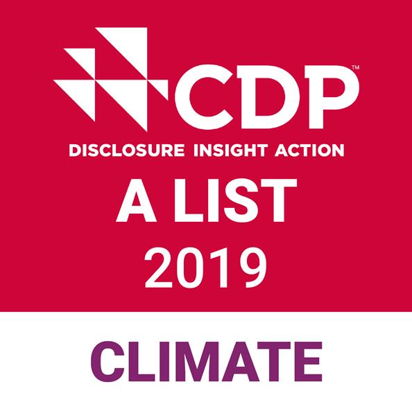 CDP climate change A List