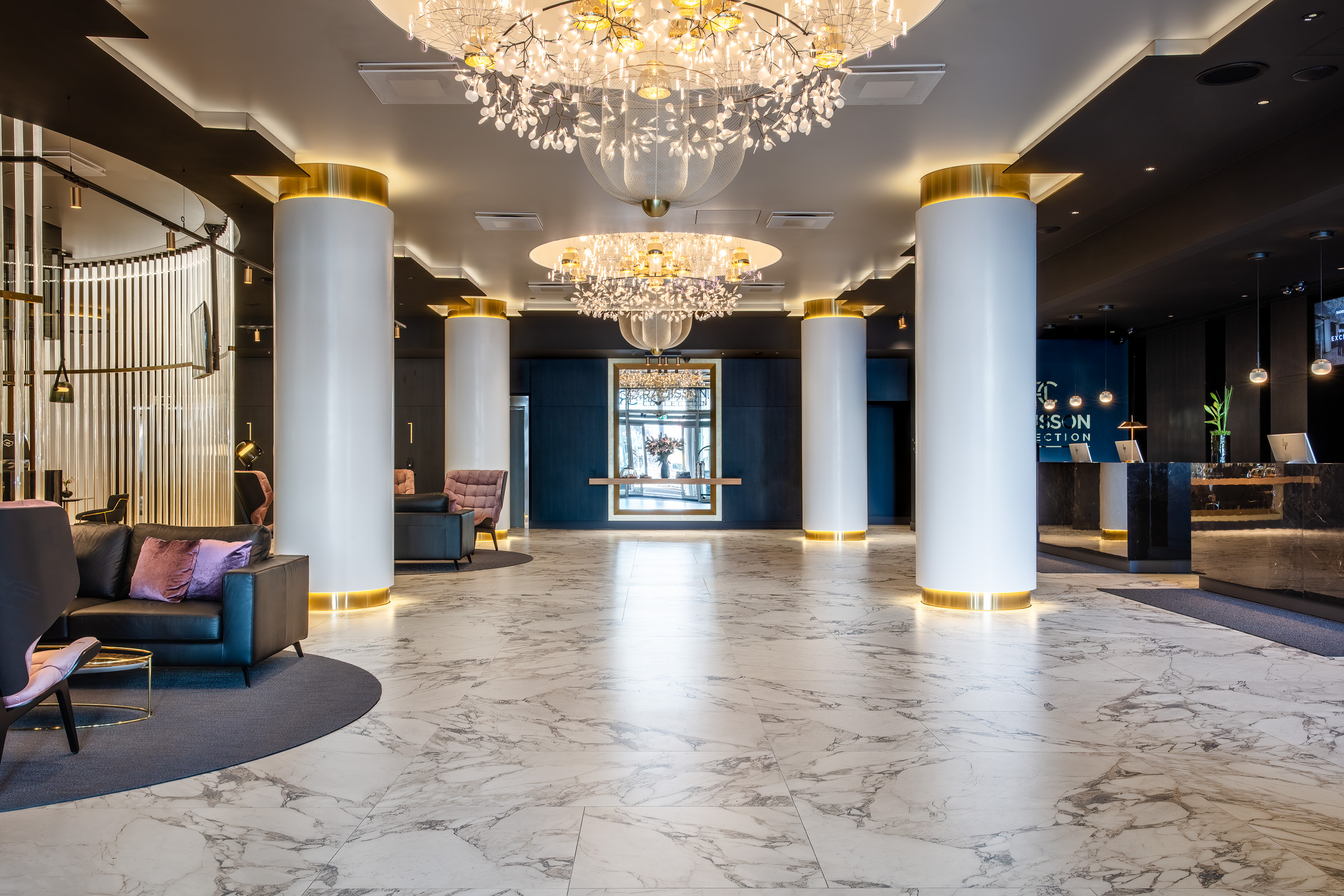 Lobby at Radisson Collection Tallinn