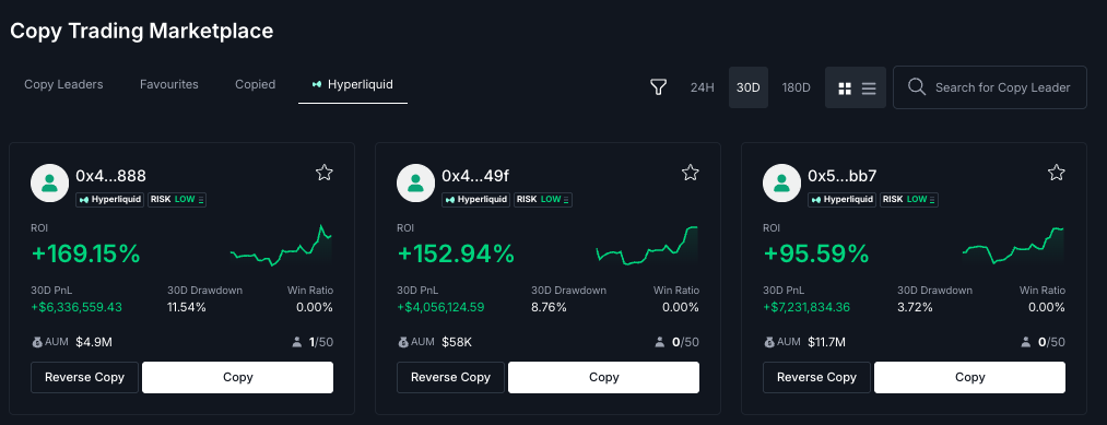 BitMEX Hyperliquid Copy Trading