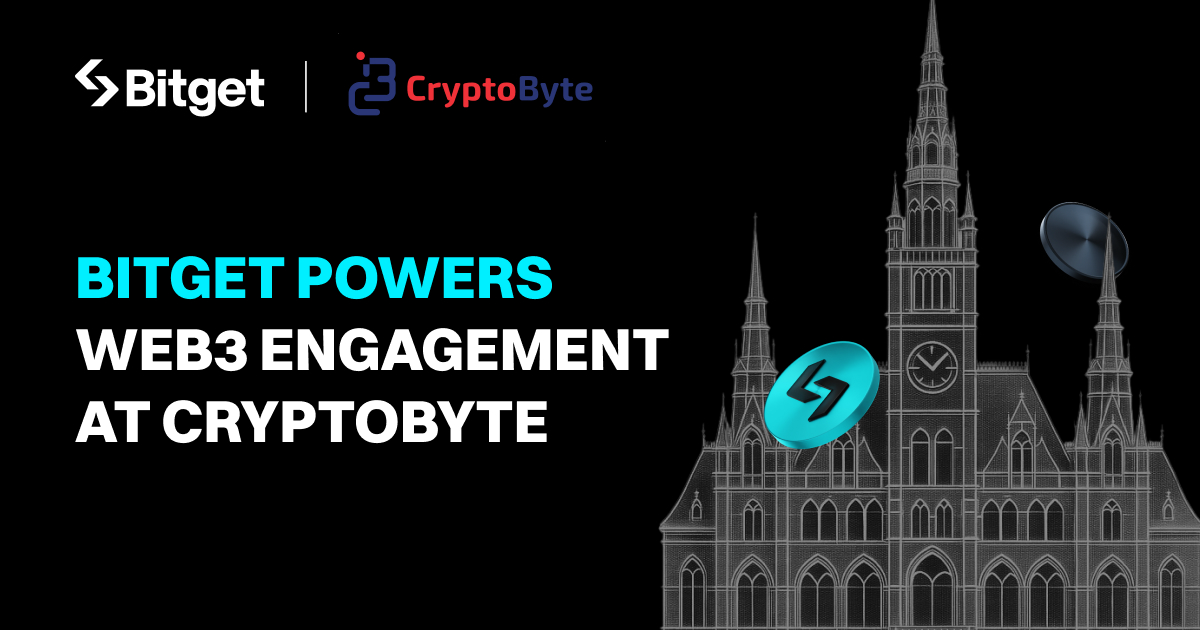 Bitget podporuje angažmá Web3 coby hlavního sponzora v CryptoByte