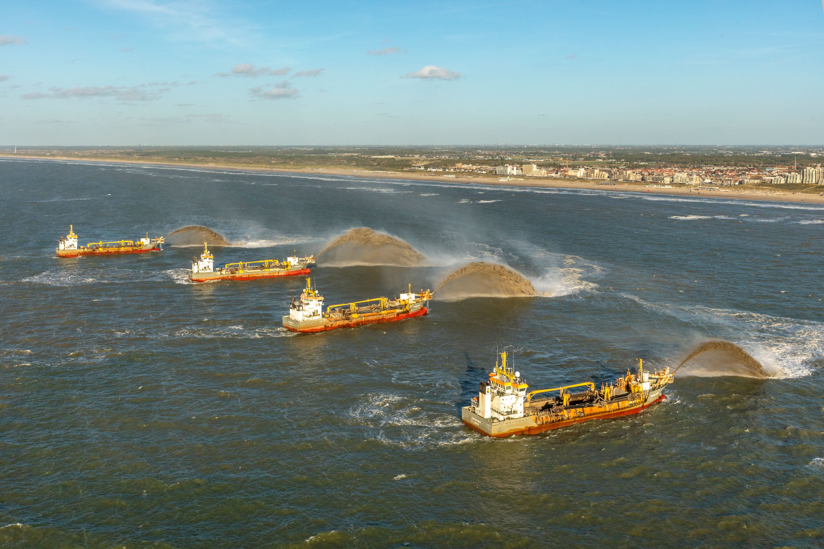 Coastal protection September 2022 Noordwijk, the Netherlands