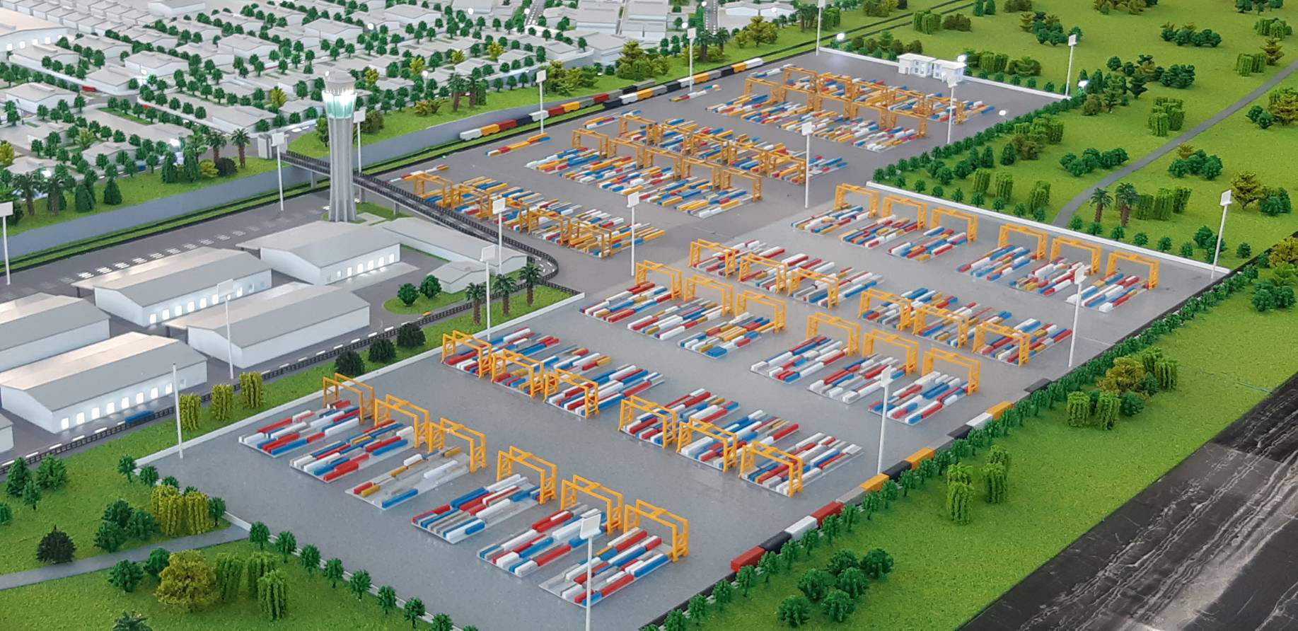 Vientiane Logistics Park -sisämaanterminaali Laosissa