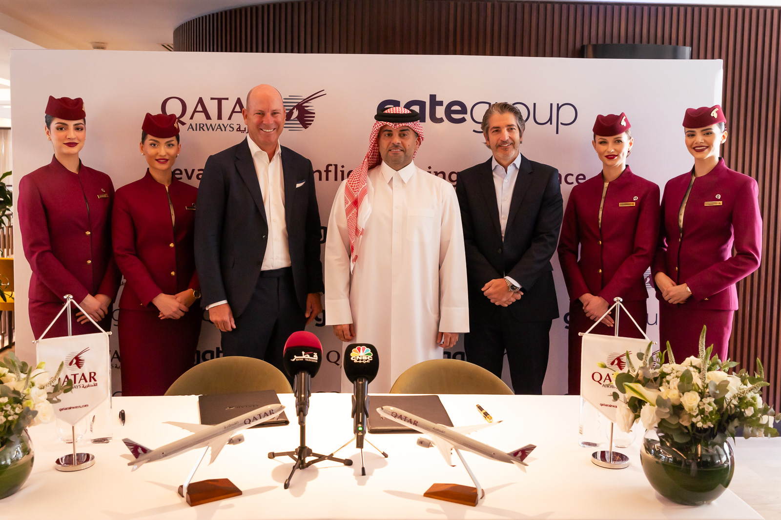 gategroup signs agreement with Qatar Air