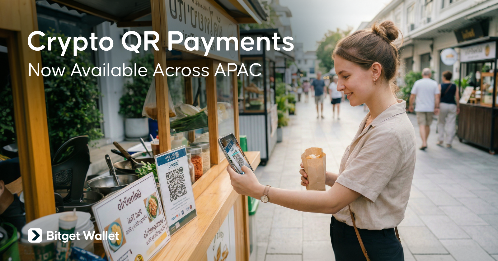 Bitget Wallet Brings Self-Custodial Crypto Payments to APAC QR Networks