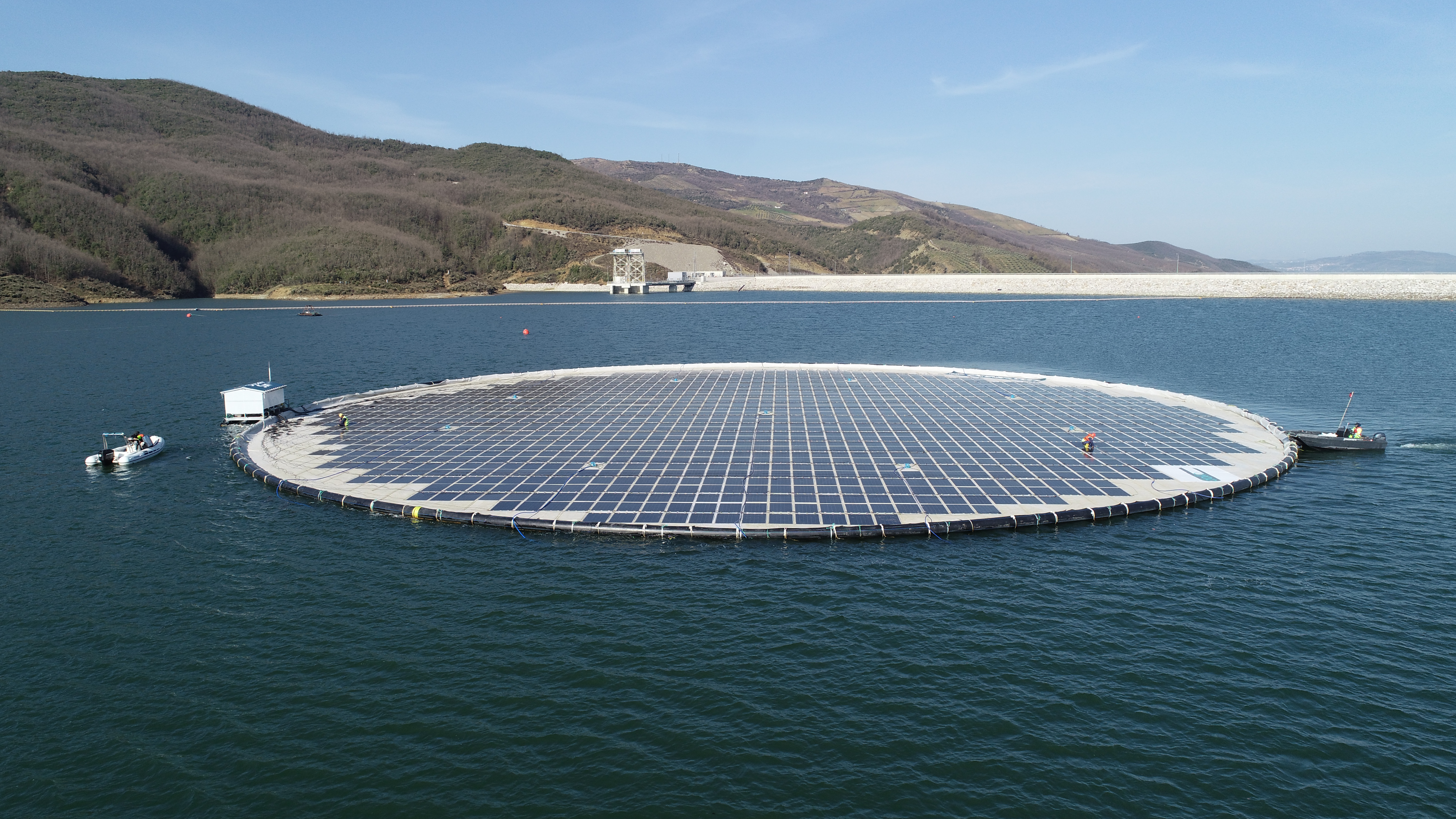 Banja Dam and Reservoir - Banja Floating Solar Plant