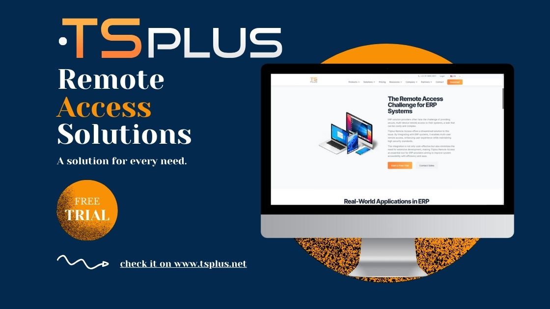 TSplus proudly announces the launch of its new "Solutions" pages on its website, www.tsplus.net. These pages are meticulously crafted to assist visitors in gaining a profound understanding of TSplus software and its diverse applications across various industries and business types.