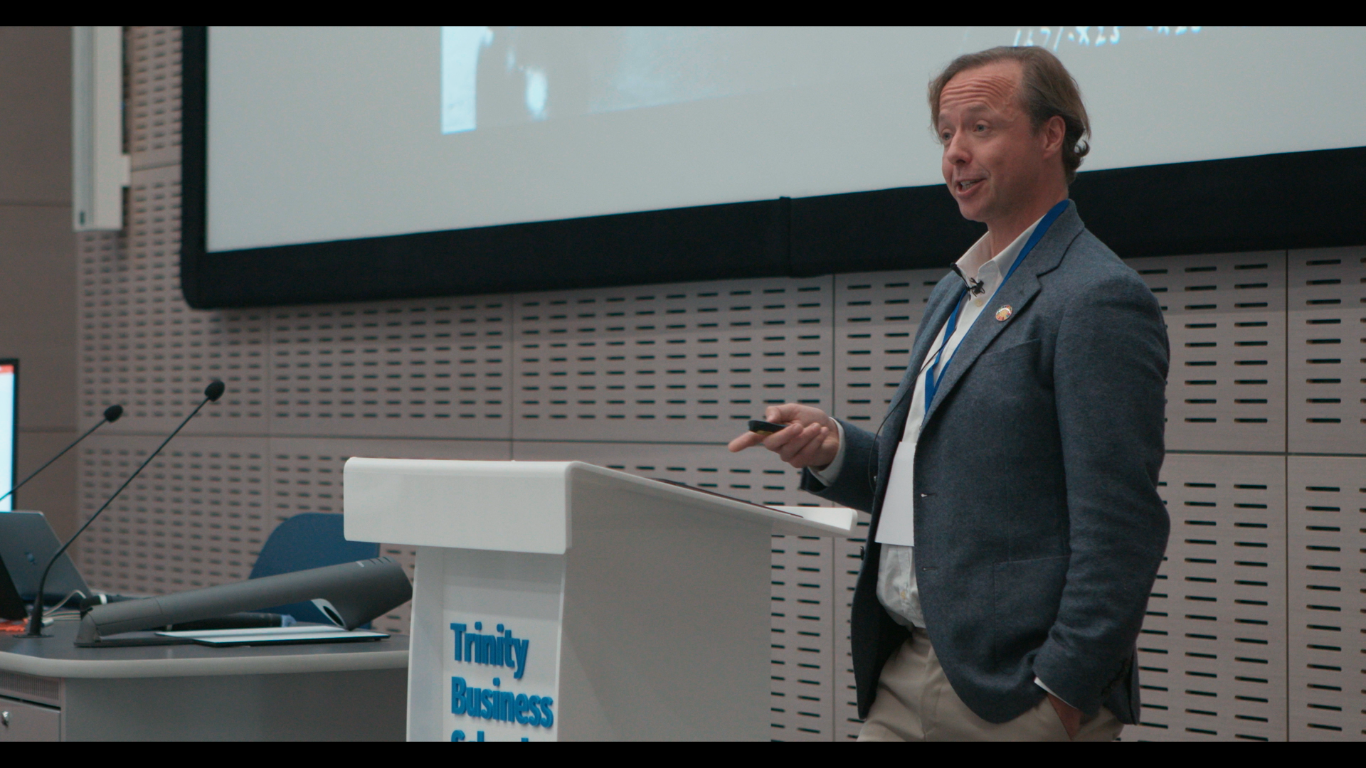 Chris Caldwell Delivers Inspirational Keynote on AI and Climate Change at Trinity College Dublin