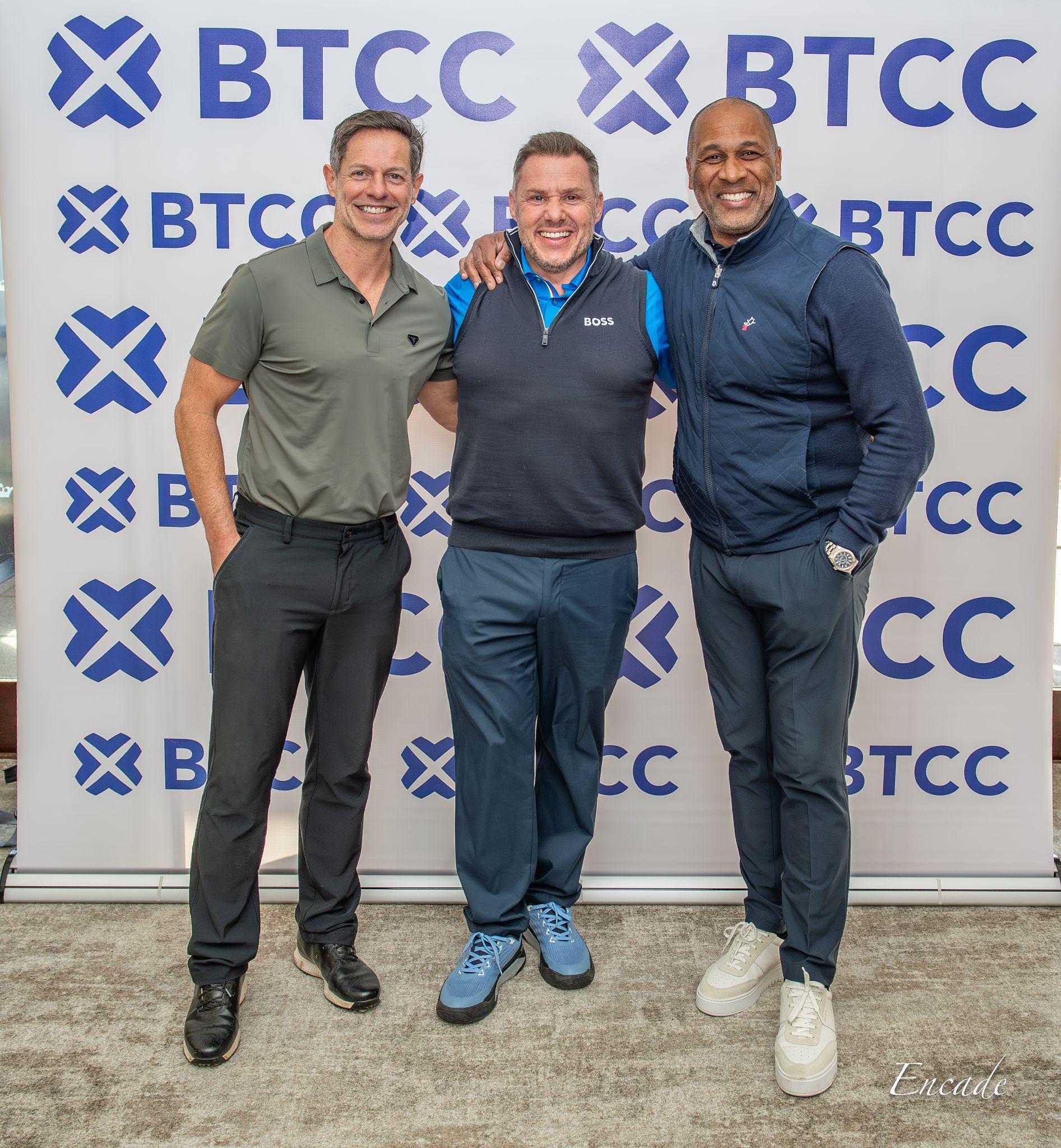 Scott Minto, Aaron James, and Les Ferdinand MBE