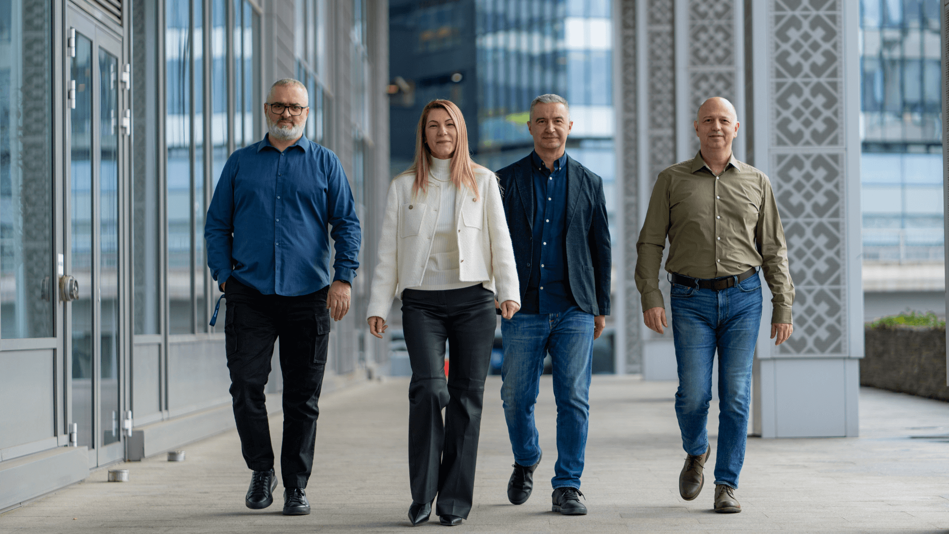 Ionut Patrahau, Carmen Sebe, Andrei Dudoiu and Radu Georgescu (from left to right)