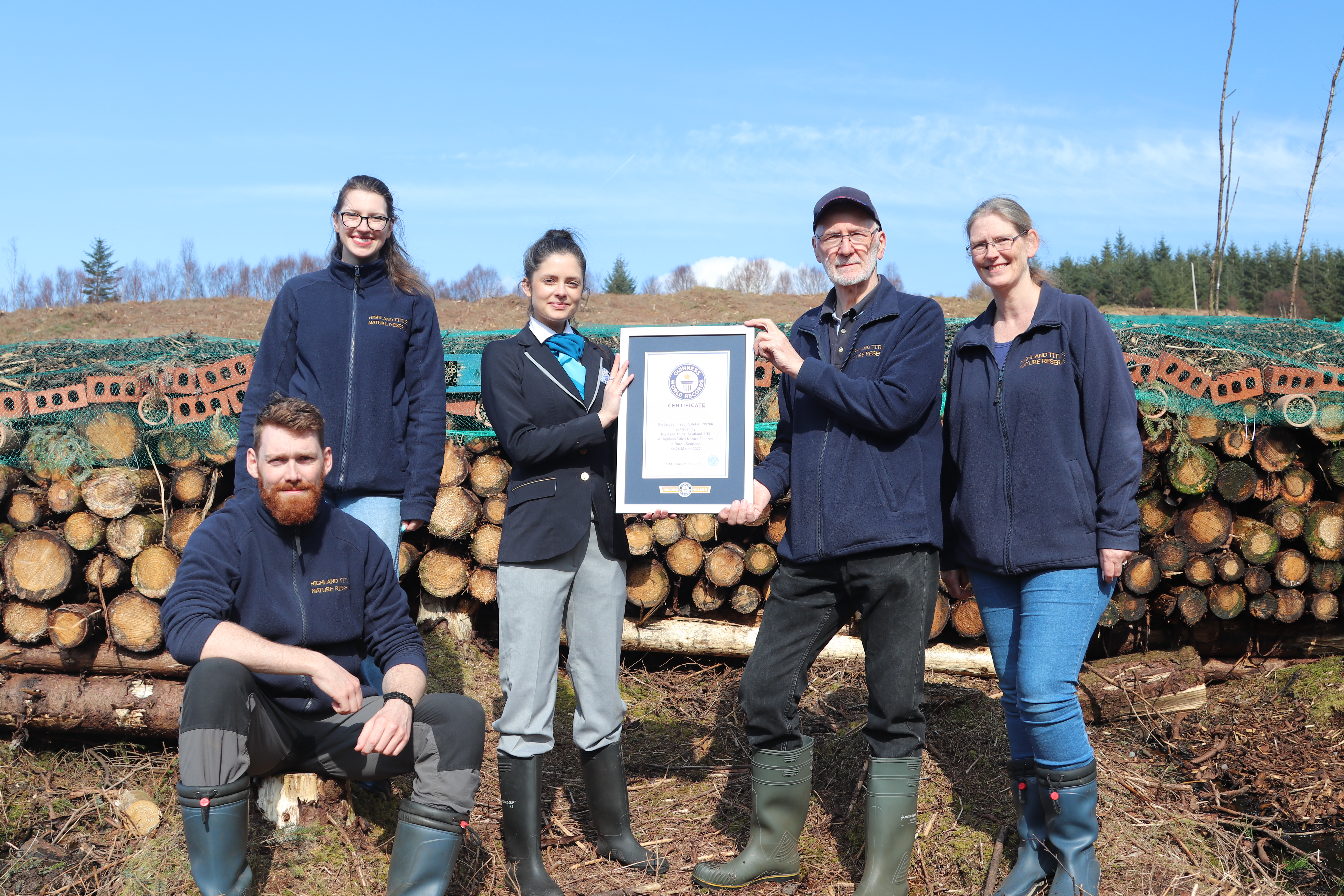 Certificat de record mondial dans la catégorie Hôtel à insectes