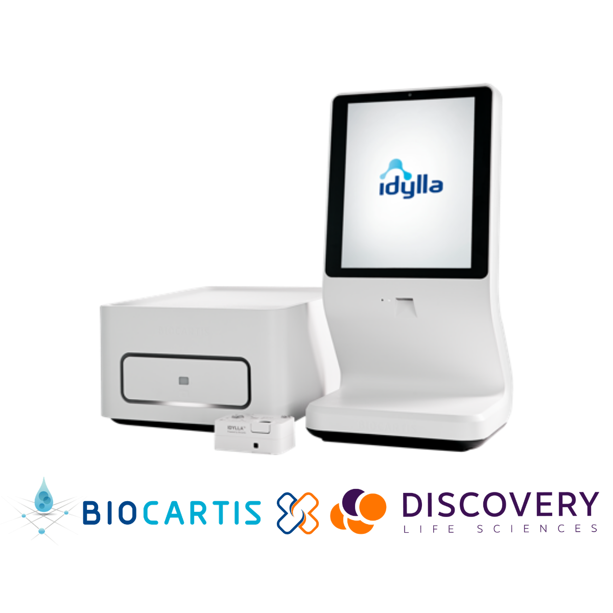 Idylla System with Biocartis and DLS logos