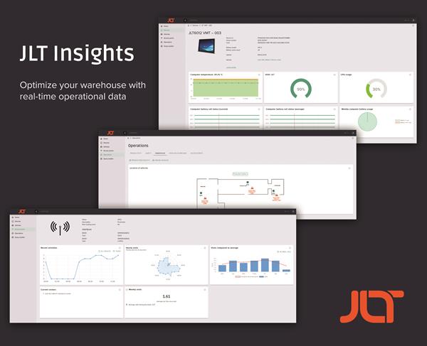 JLT Mobile Computers a lancé JLT Insights, un nouveau tableau de bord logiciel pour entrepôts.