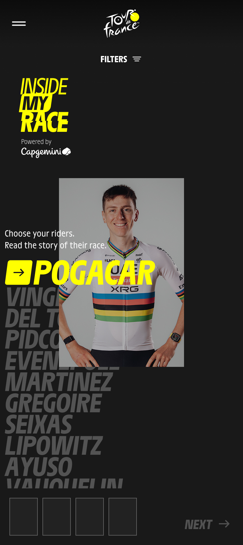 Capgemini and the Tour de France bring fans personalized, AI-powered insights with ‘Inside My Race’