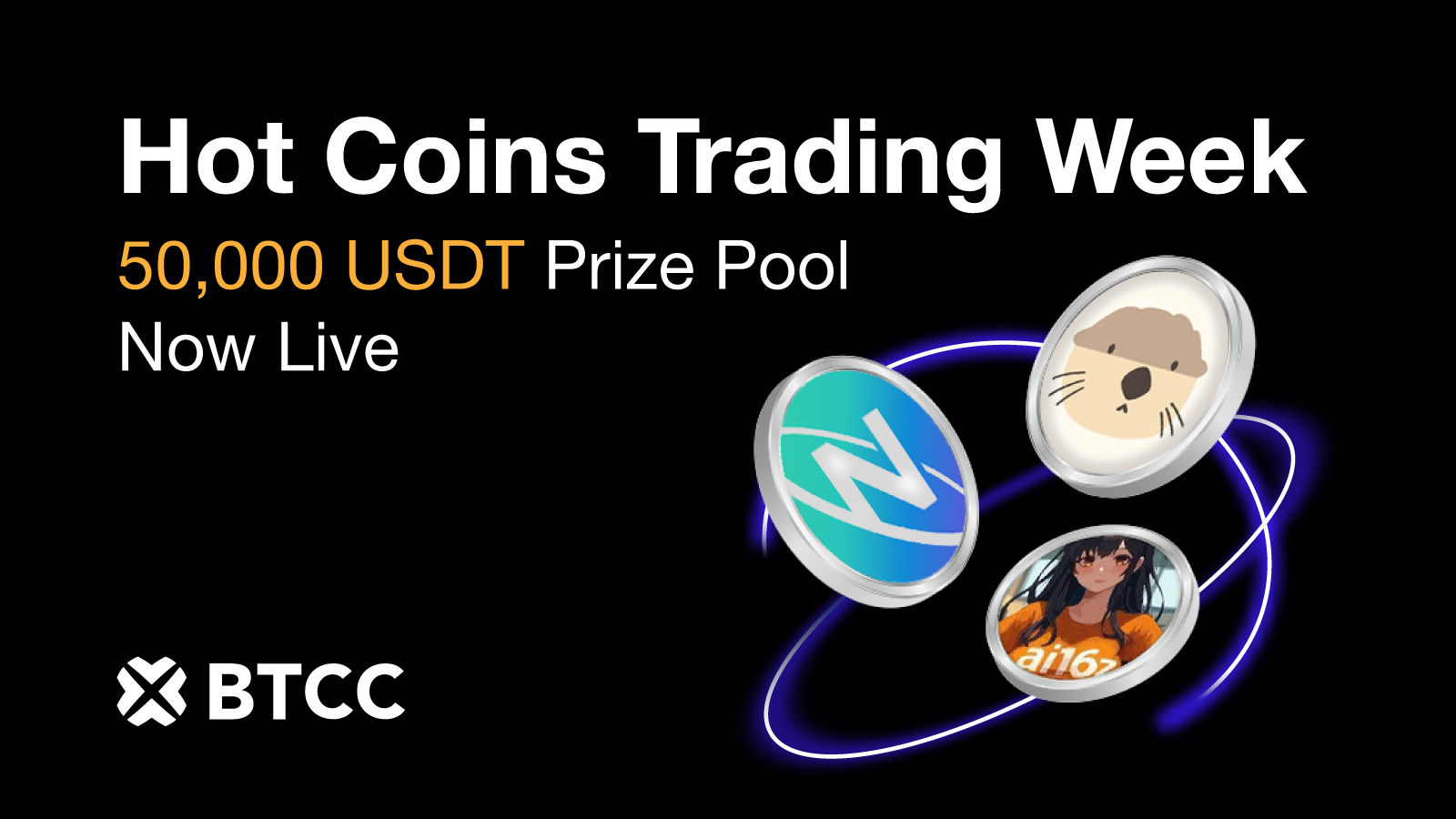 Hot Coins Trading Week: BTCC announces the launch of its Hot Coins Trading Week campaign series, marking the beginning of pre-anniversary celebrations leading up to the platform's 14th milestone in June.