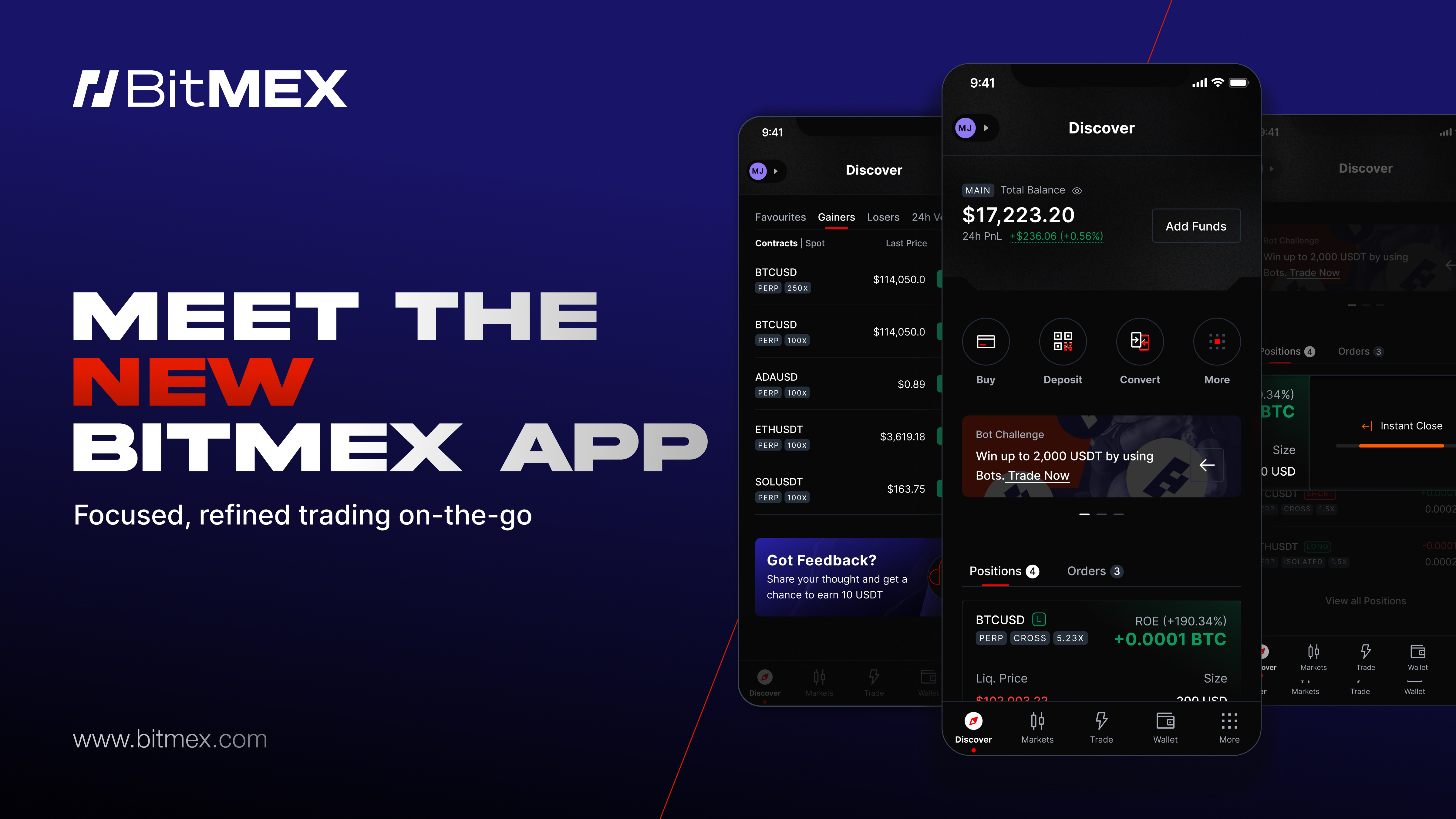 BitMEX Debuts New Mobile Trading Experience With Intuitive Design and Controls