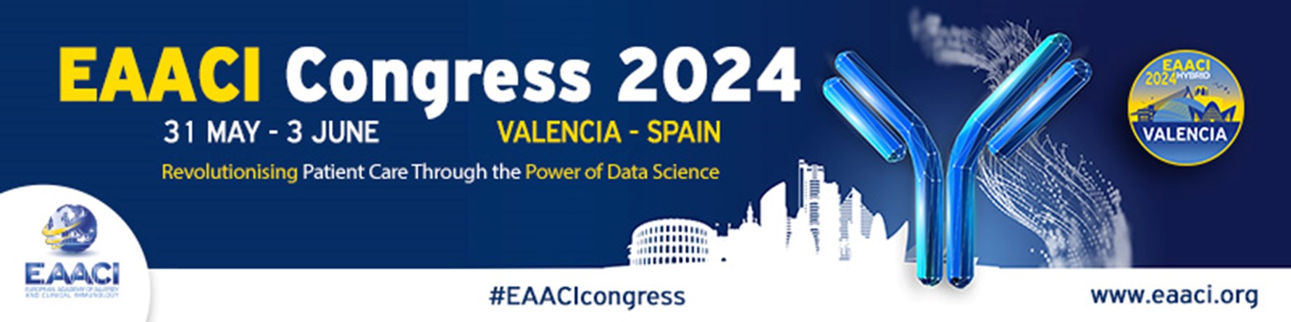 西班牙華倫西亞舉行的 EAACI Congress 2024（2024 年度歐洲過敏及臨床免疫學會大會）中，揭示過敏症及臨床免疫學的最新動態