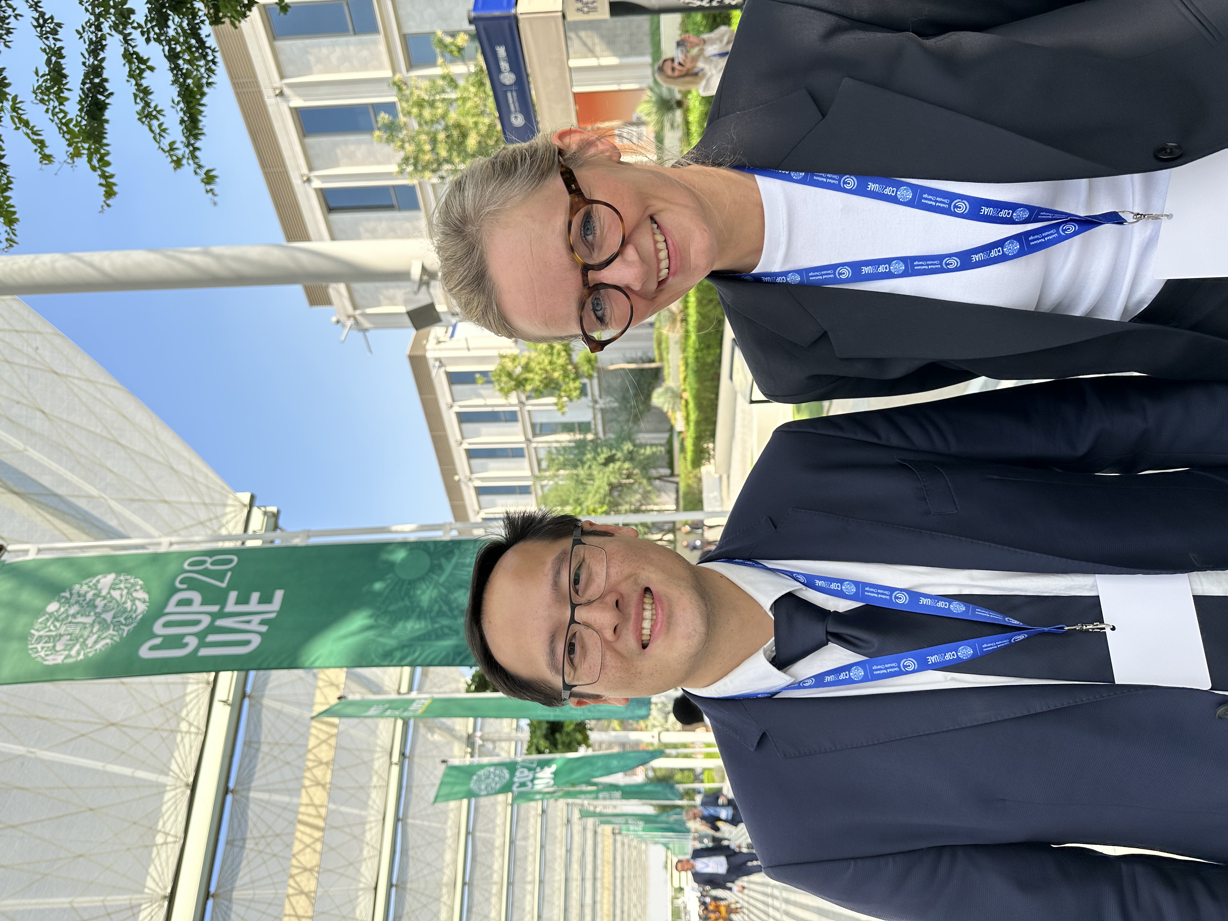 Aquabattery CEO, Jiajun Cen and Statkraft EVP International, Ingeborg Dårflot.