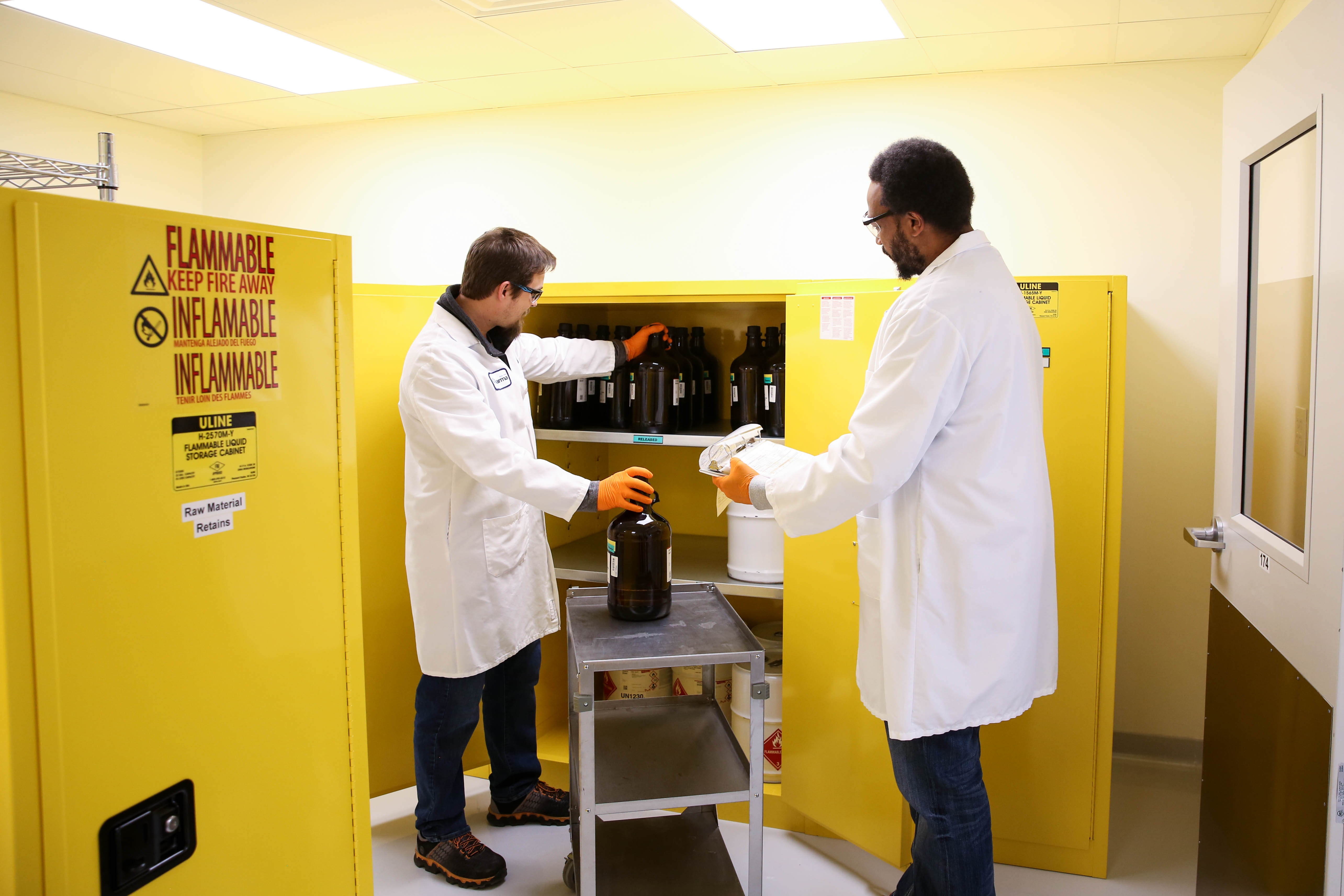 02_Technicians at the new Dipharma CGMP warehouse in the Kalamazoo site