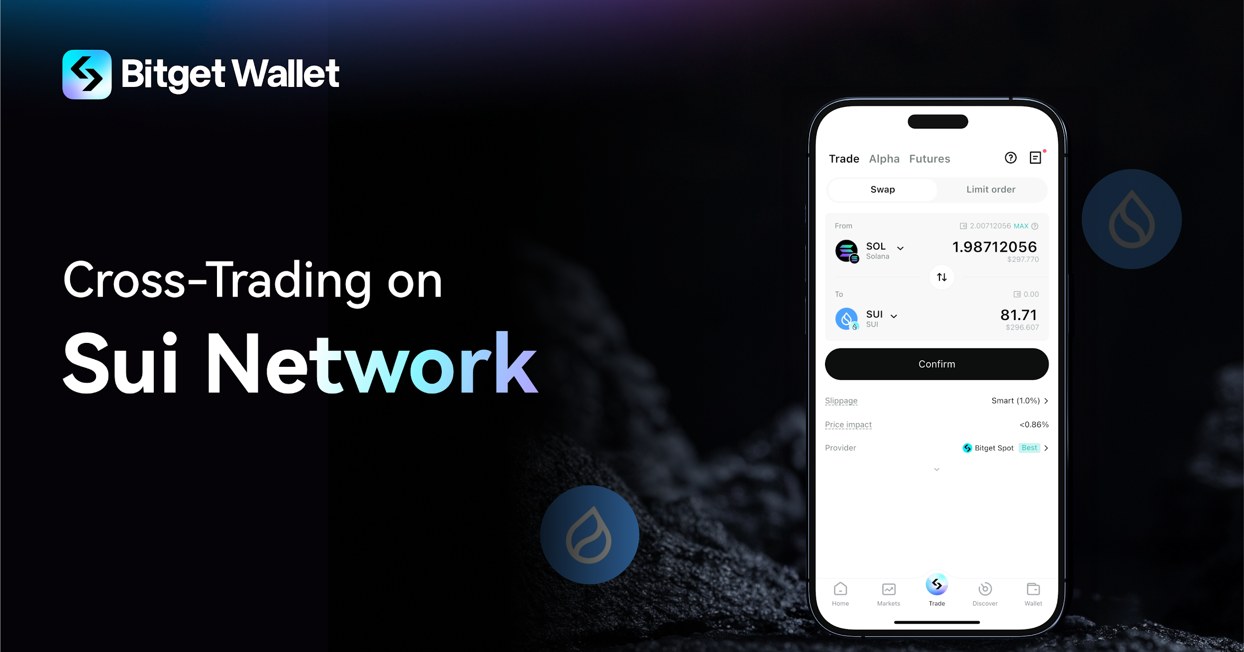 Bitget Wallet Integrates Sui to Boost Cross-Chain Trading Capabilities