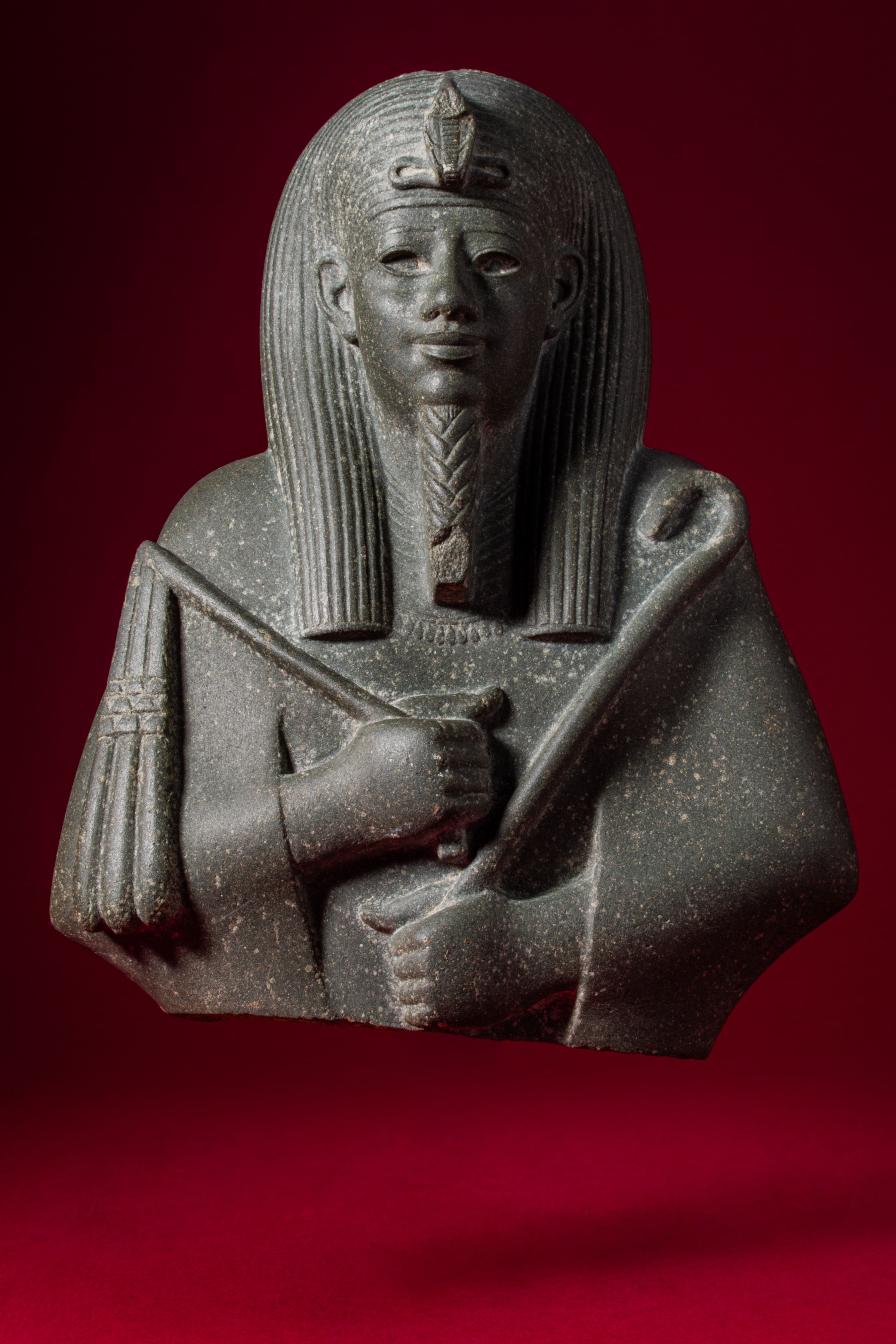 Thirtieth Dynasty Egyptian Osiris from the collection of H.E. Sheikh Saud Bin Al-Thani upcoming In Apollo Art Auctions.